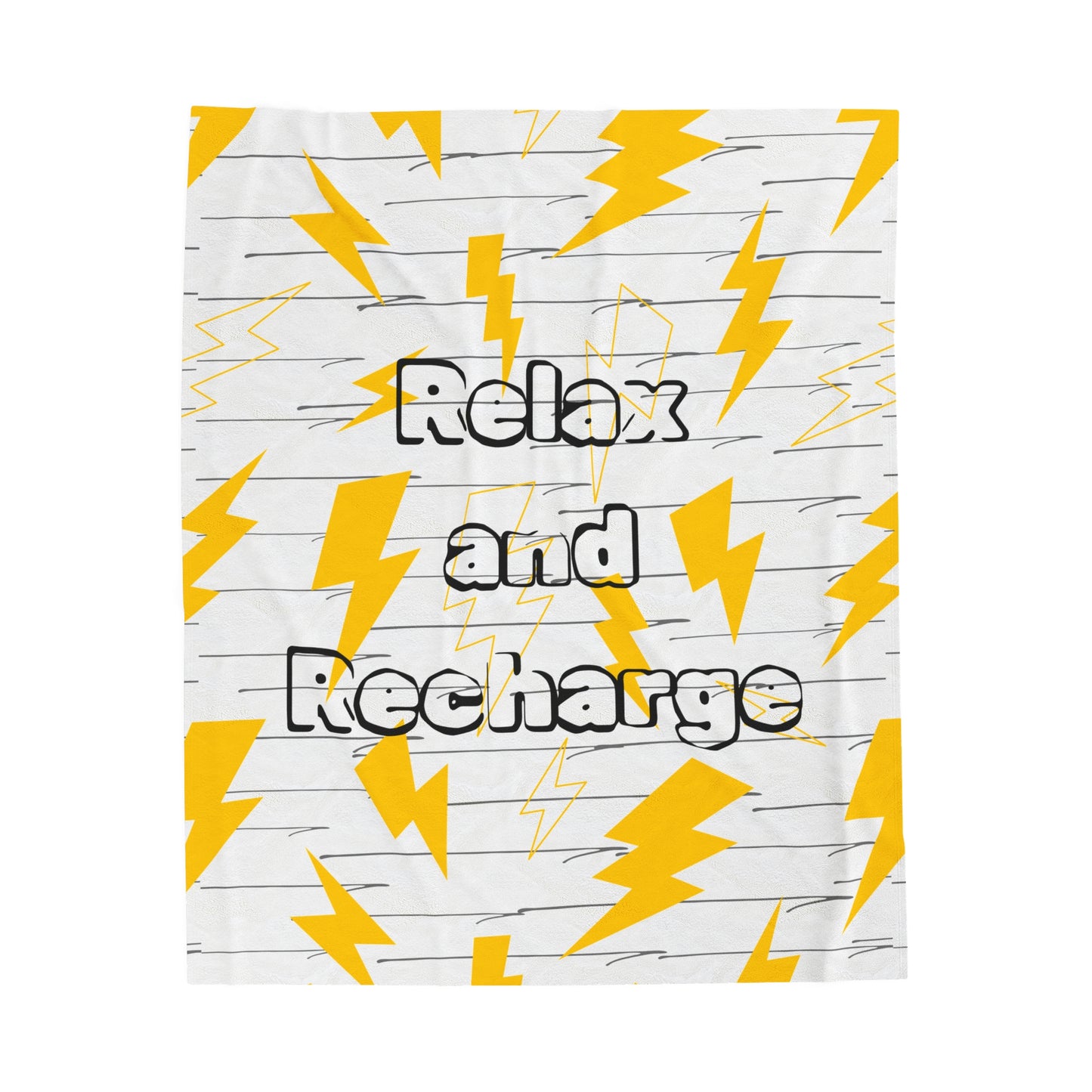 Plush Blanket - Relax and Recharge Cozy Throw