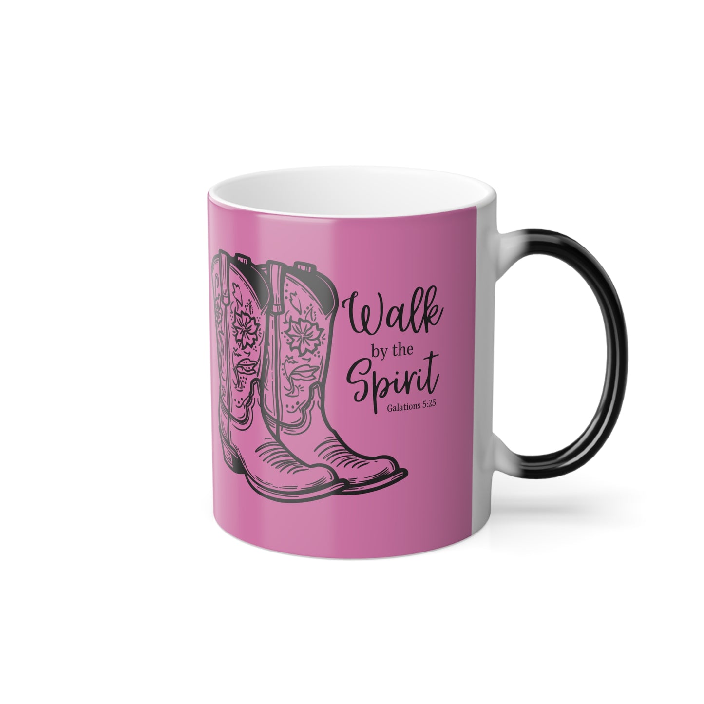 Color Changing Mug Galatians 5:25 Walk by the Spirit Design - 11oz