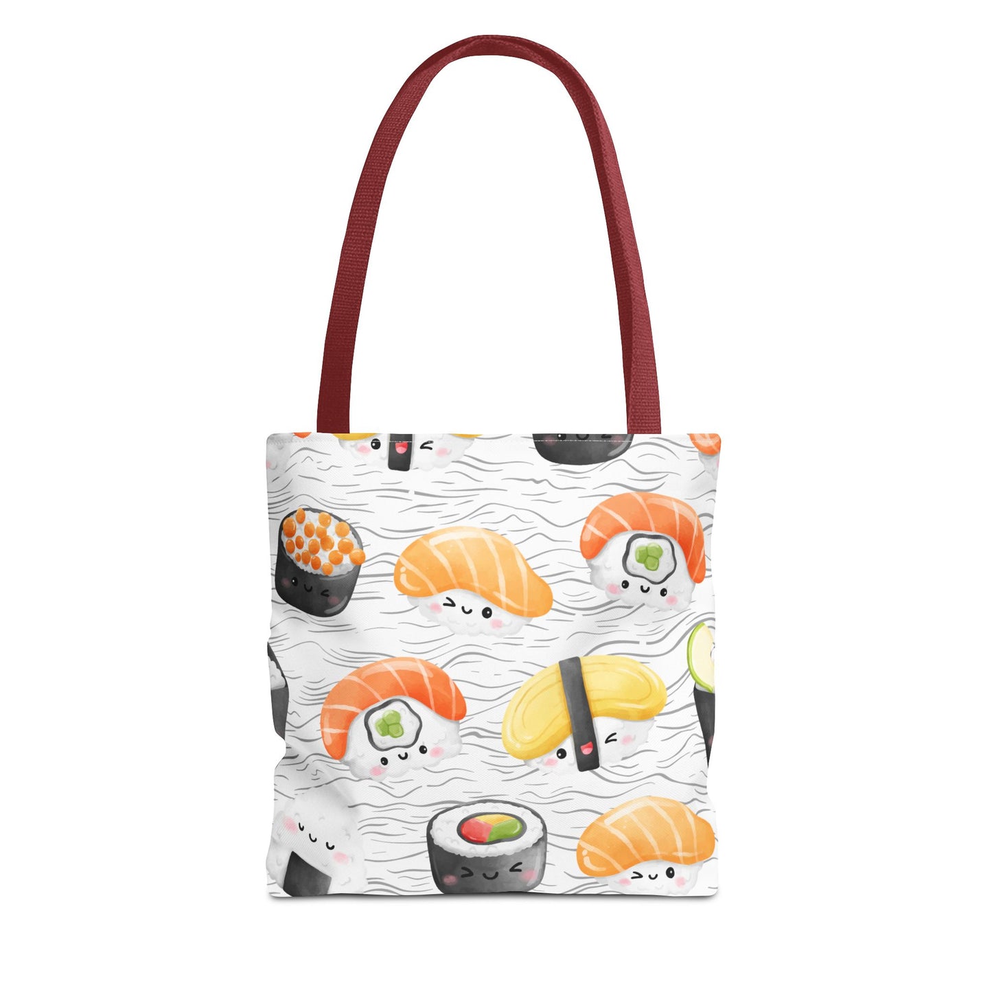 Cute Sushi Pattern Tote Bag - Perfect for Food Lovers