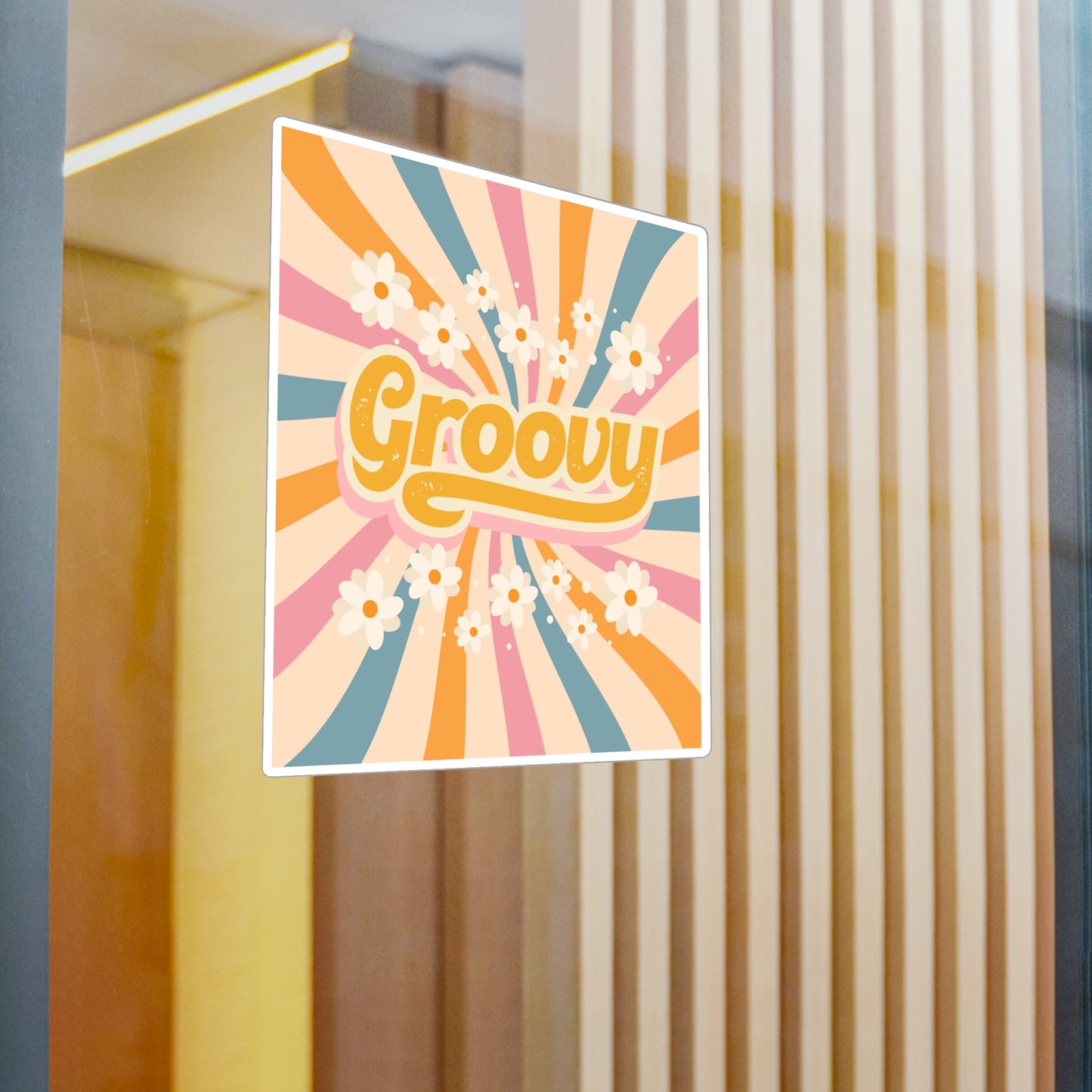 Vinyl Decal - Groovy Neutral Color Sticker