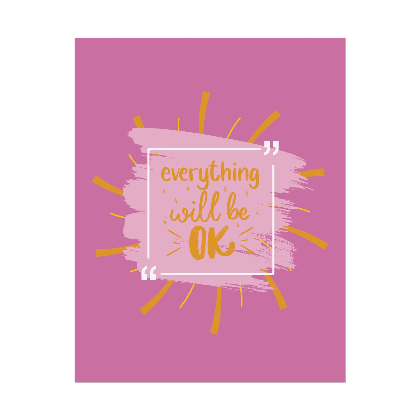 Everything Will Be Ok -Poster