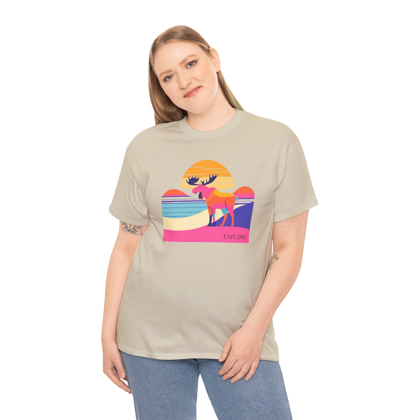 Explore Moose Tee - Adventure Lovers