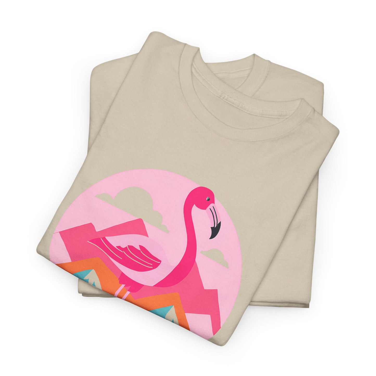 Flamingo Tee- Cotton T-shirt