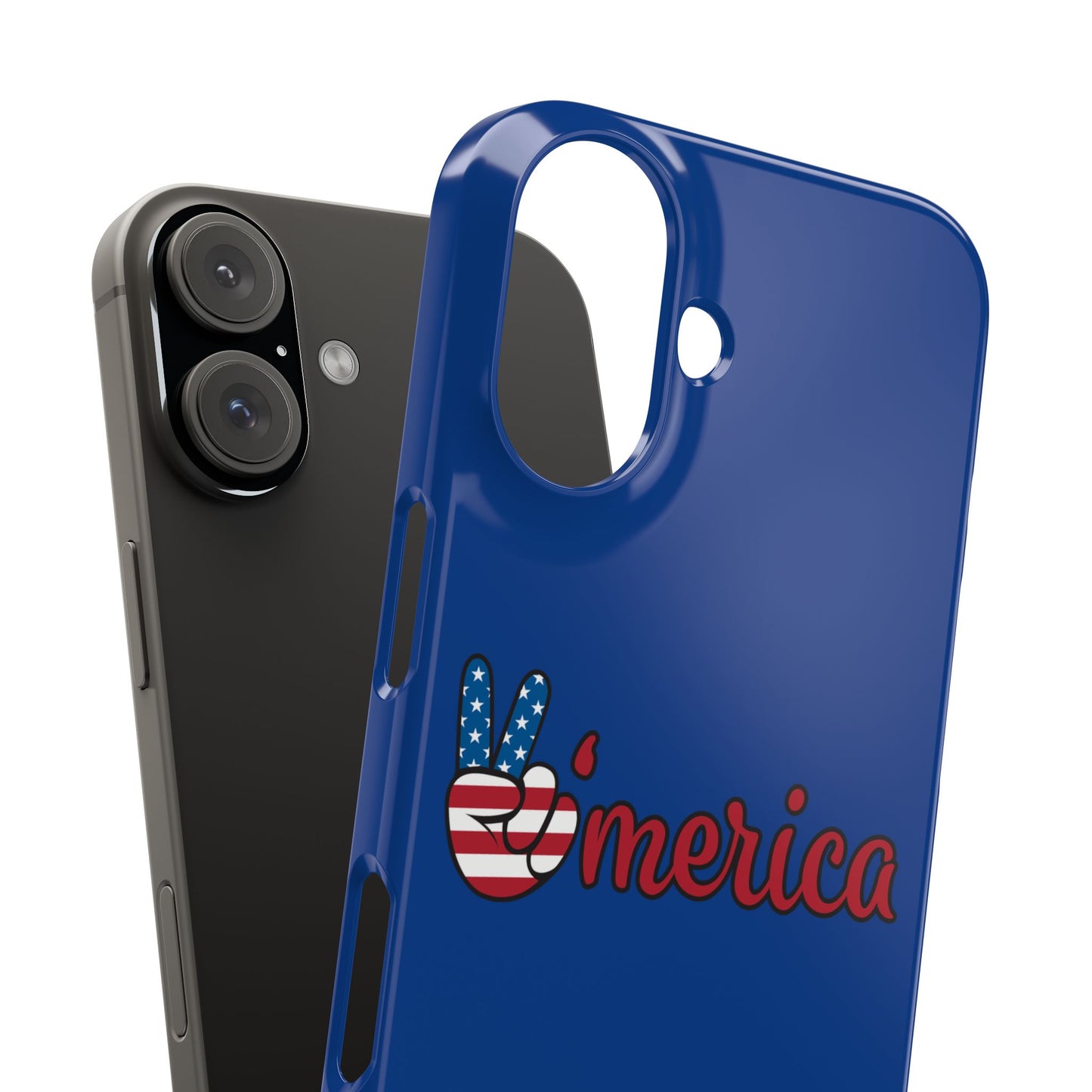 Slim Phone Case - 'Merica Design, Patriotic Phone Cover for Independence Day, 4th of July, USA Pride, Gift for Americans