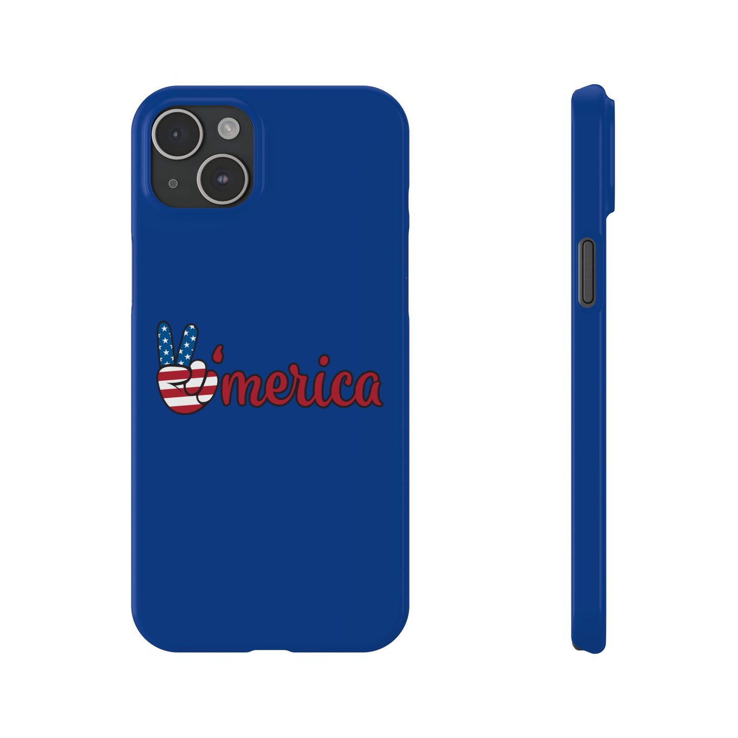 Slim Phone Case - 'Merica Design, Patriotic Phone Cover for Independence Day, 4th of July, USA Pride, Gift for Americans