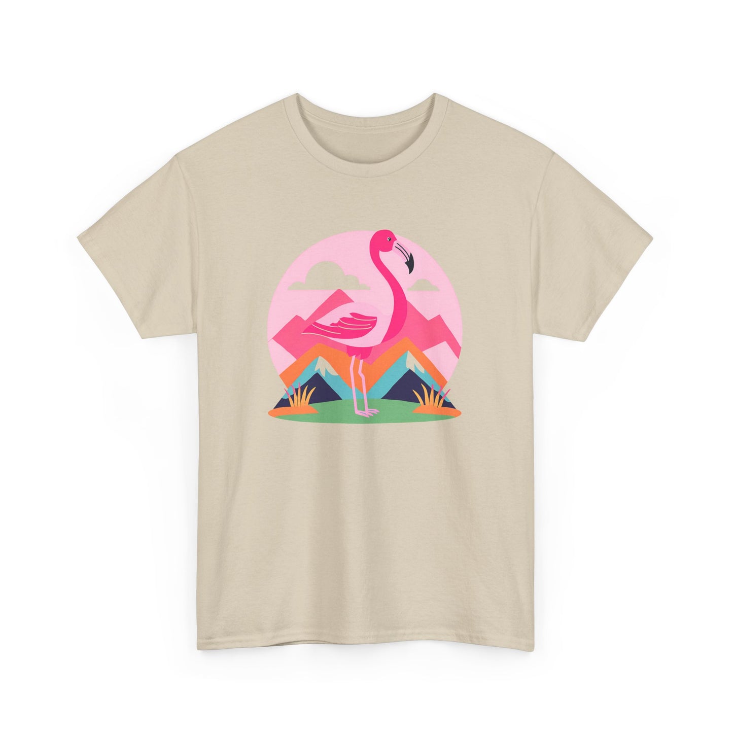 Flamingo Tee- Cotton T-shirt