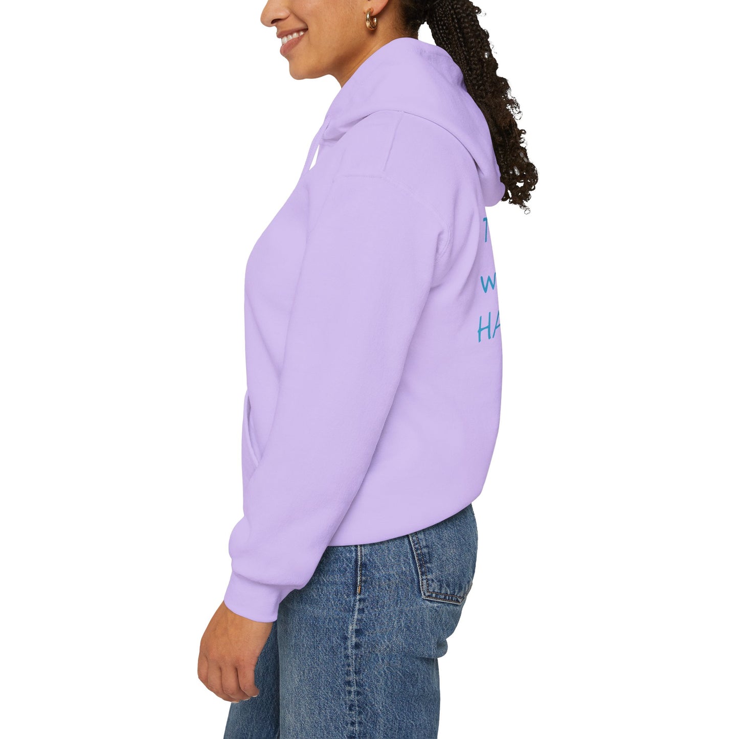 Hooded Sweatshirt - Choose Happy Choose Comfy