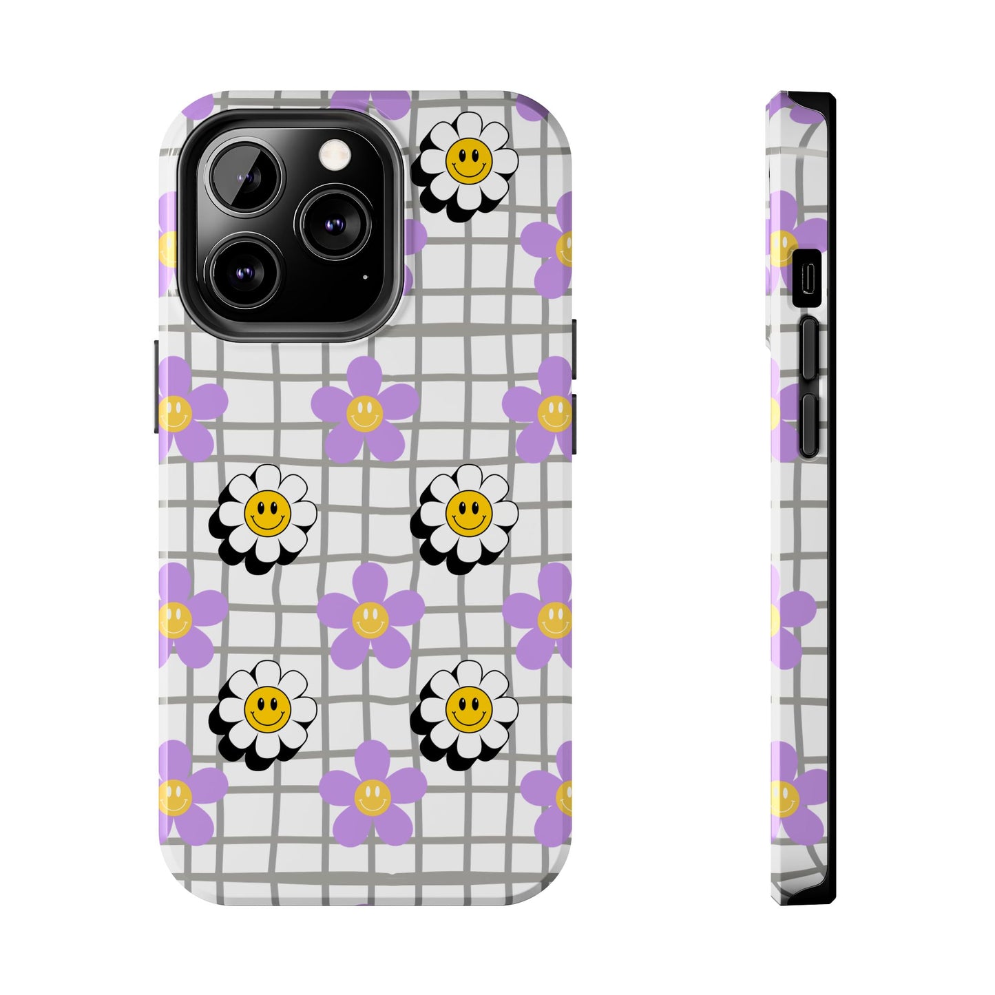 Phone Case - Flower Smiley Design