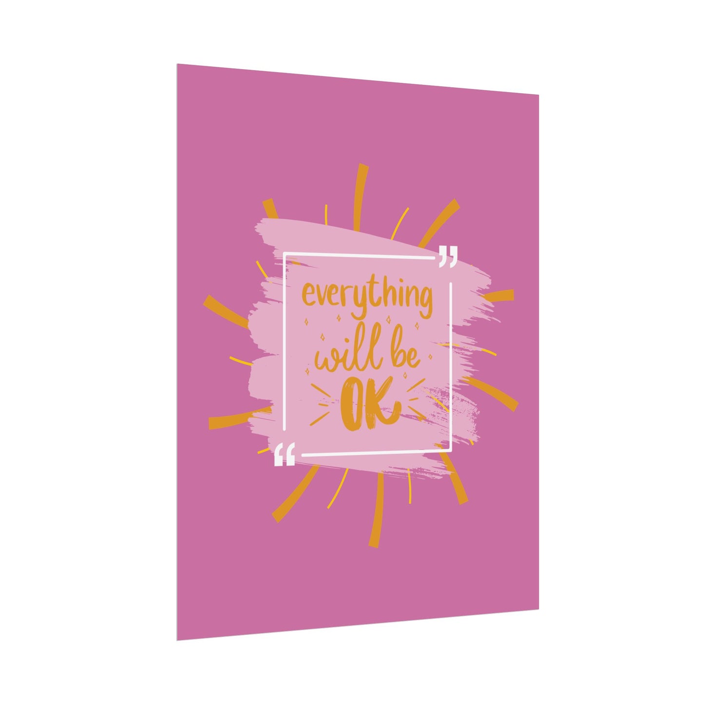 Everything Will Be Ok -Poster