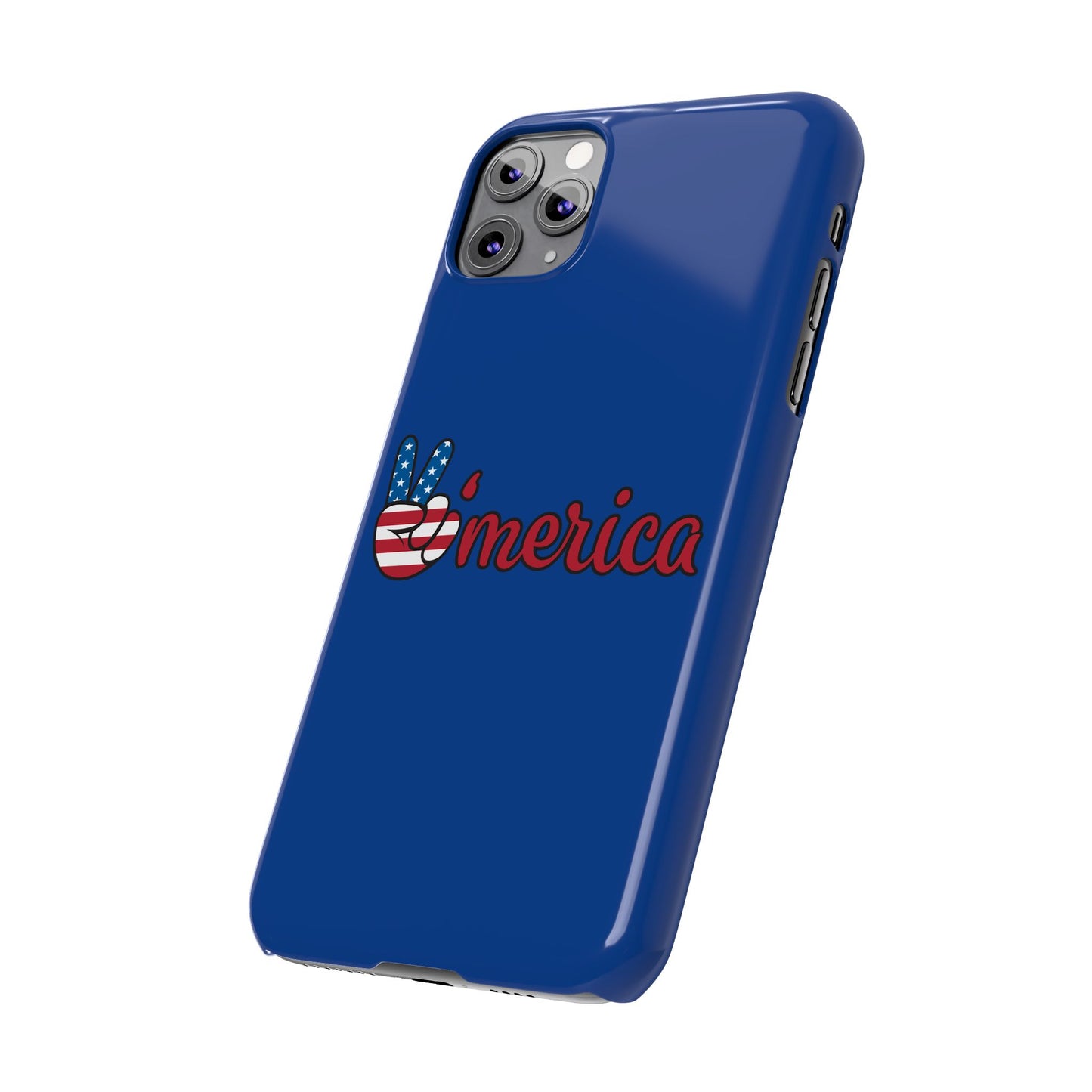 Slim Phone Case - 'Merica Design, Patriotic Phone Cover for Independence Day, 4th of July, USA Pride, Gift for Americans