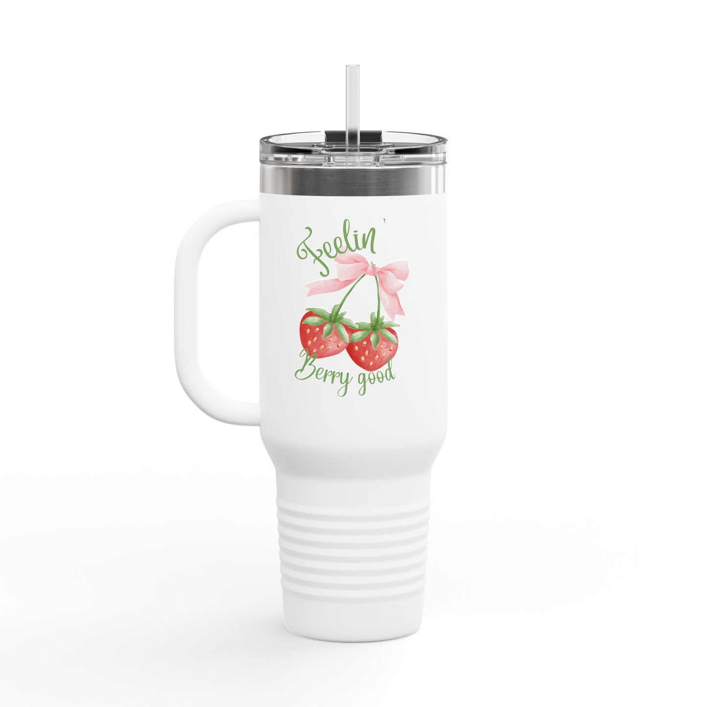 Feelin Berry Good Insulated 40oz Travel Mug