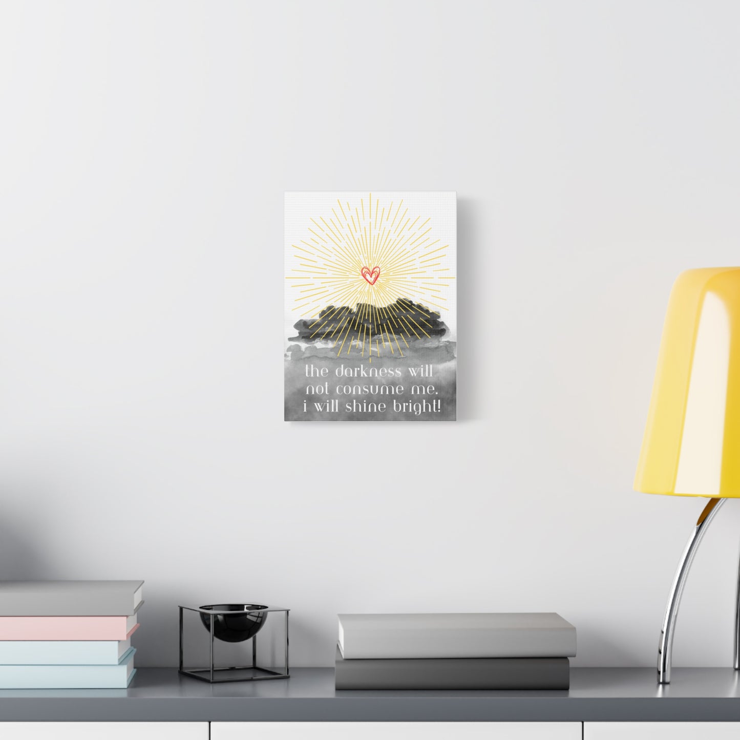 Inspirational Wall Art - Shine Bright Canvas Print