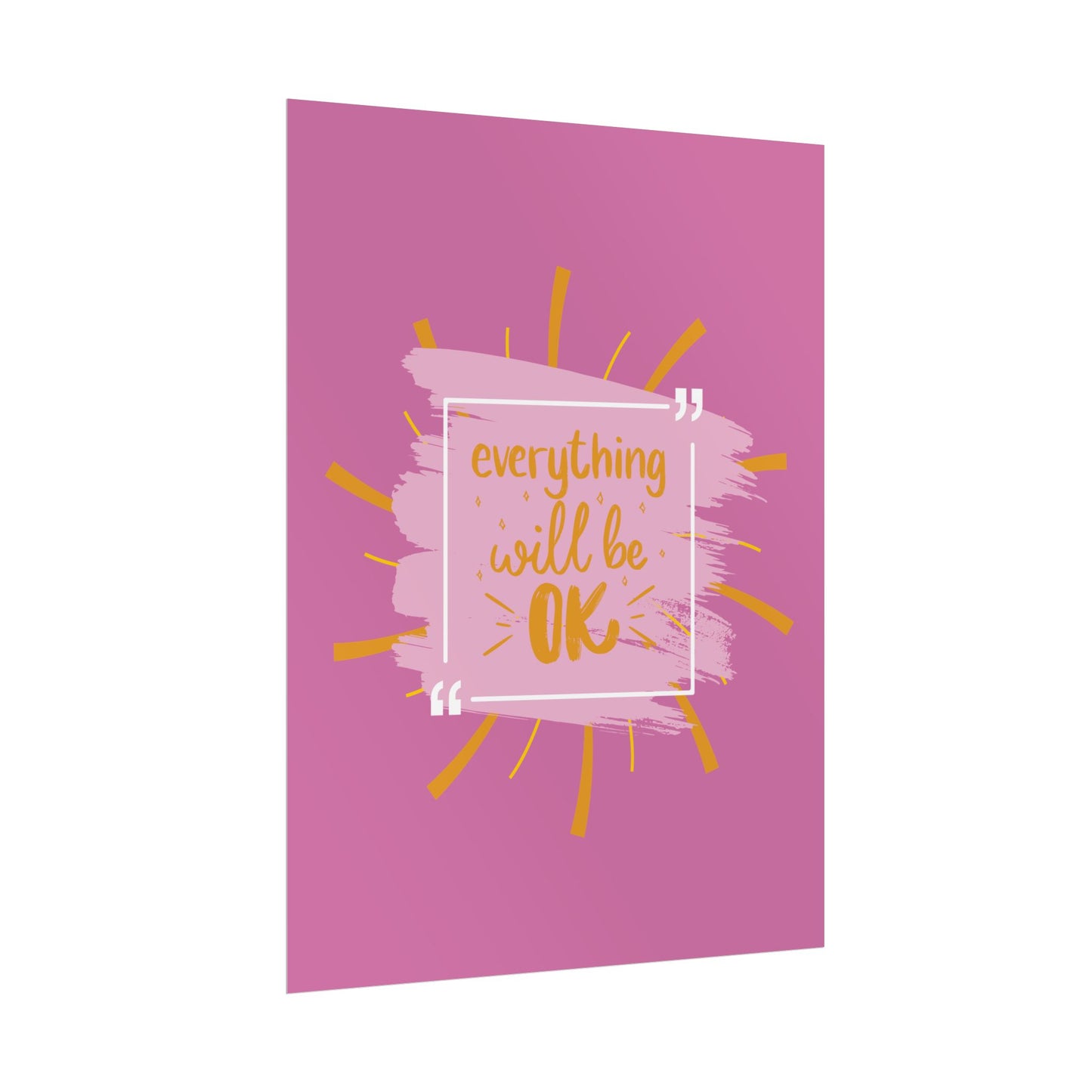 Everything Will Be Ok -Poster