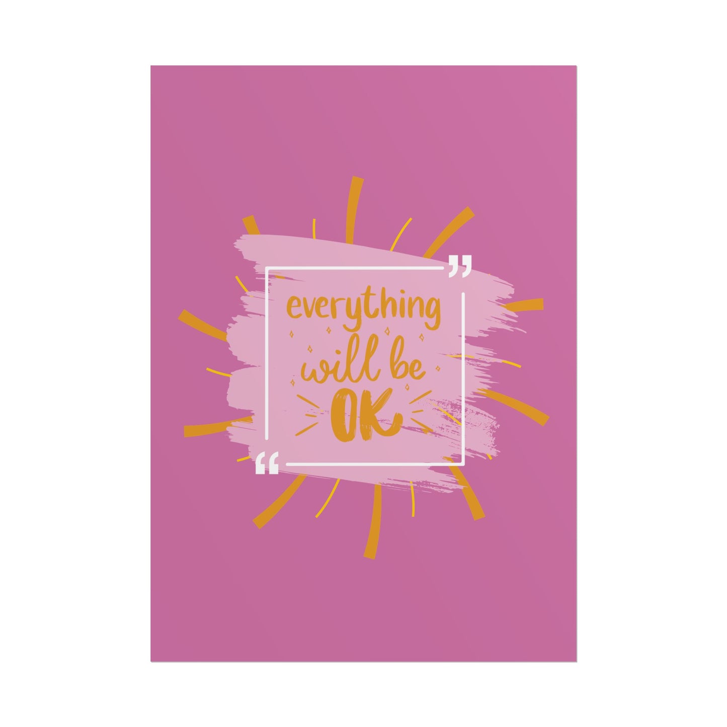 Everything Will Be Ok -Poster