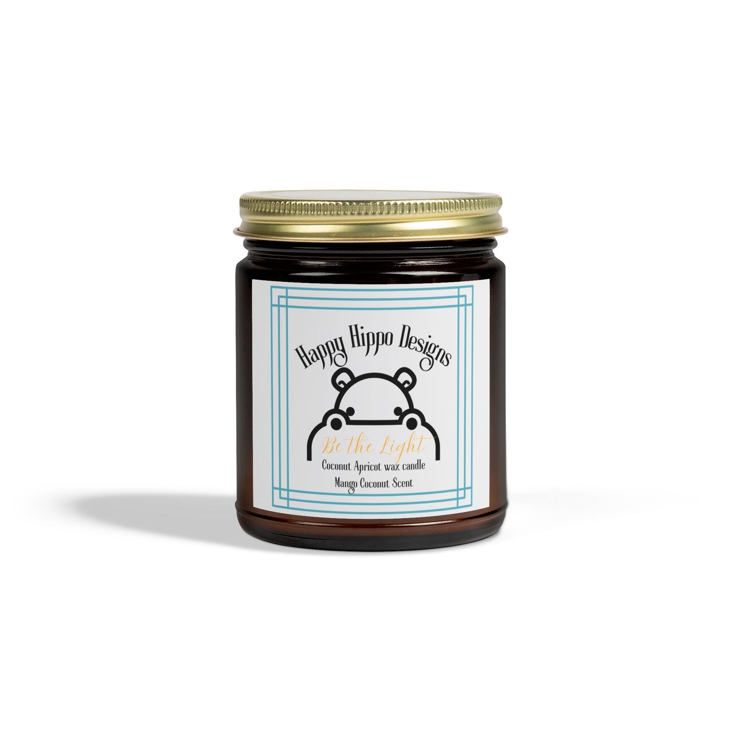 Scented Candle - Be the Light, Mango and Coconut Scent