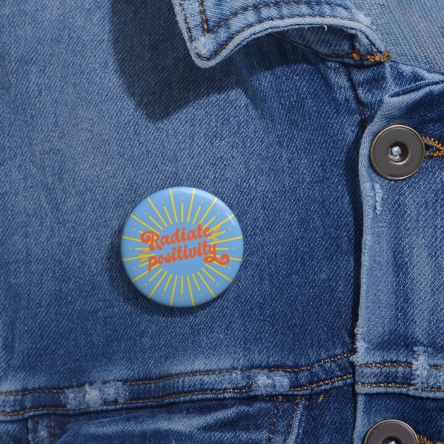 Radiate Positivity Classic button