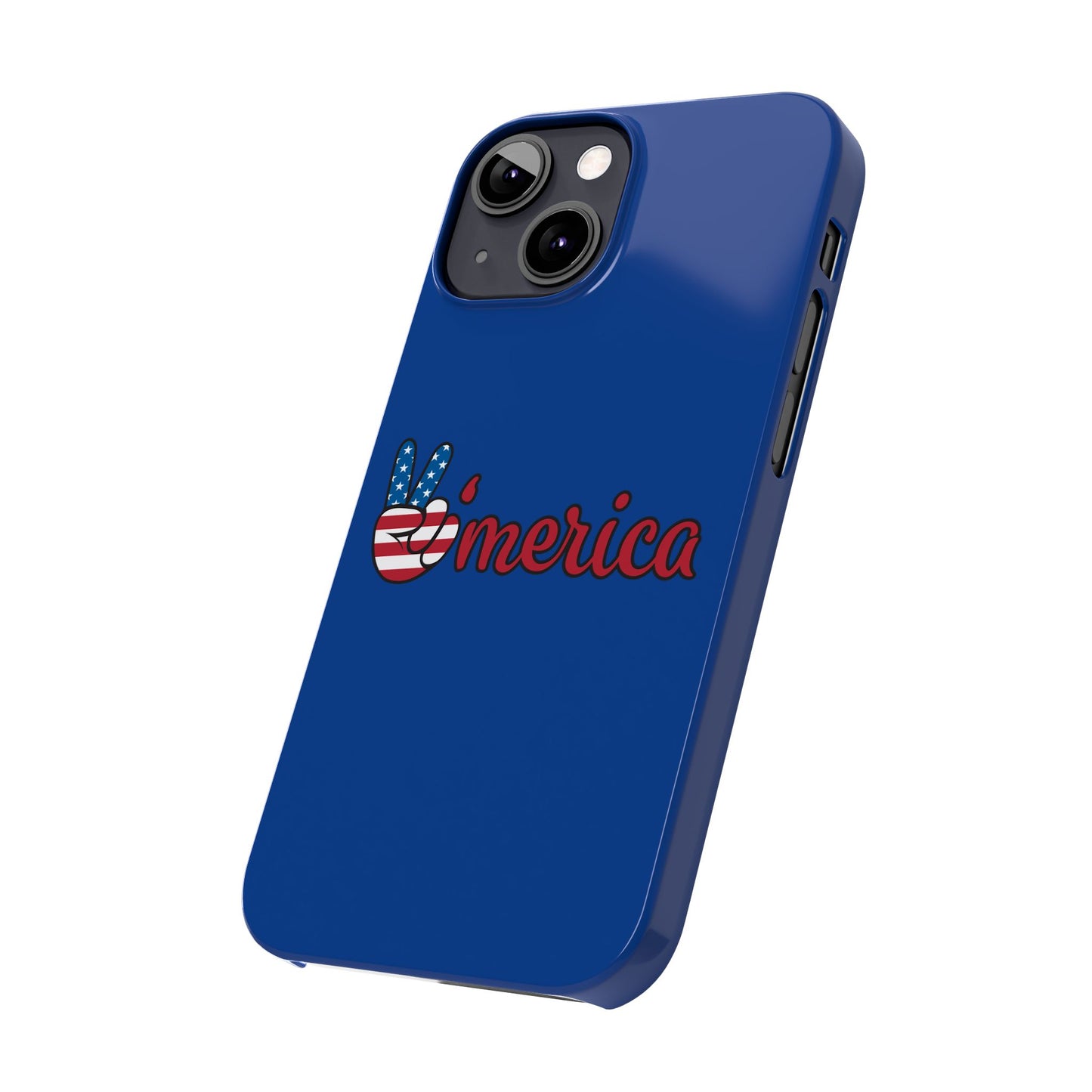 Slim Phone Case - 'Merica Design, Patriotic Phone Cover for Independence Day, 4th of July, USA Pride, Gift for Americans