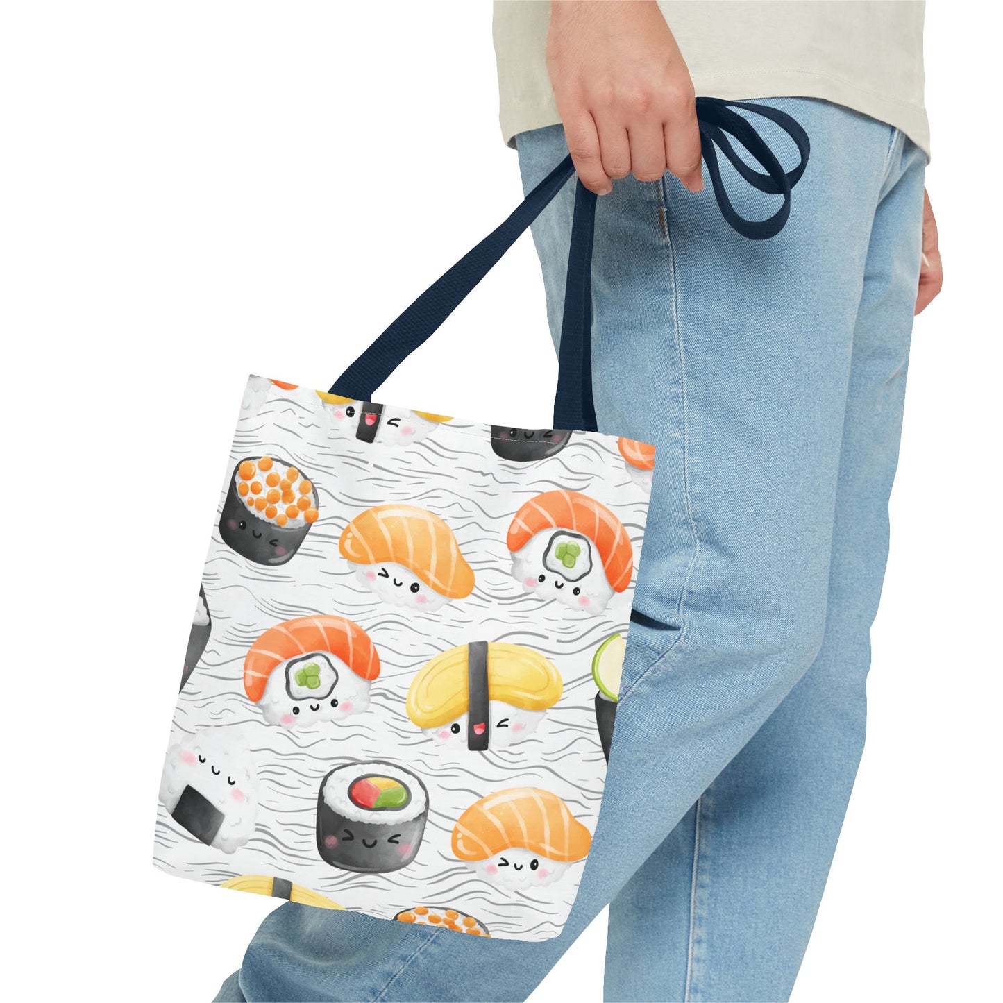 Cute Sushi Pattern Tote Bag - Perfect for Food Lovers
