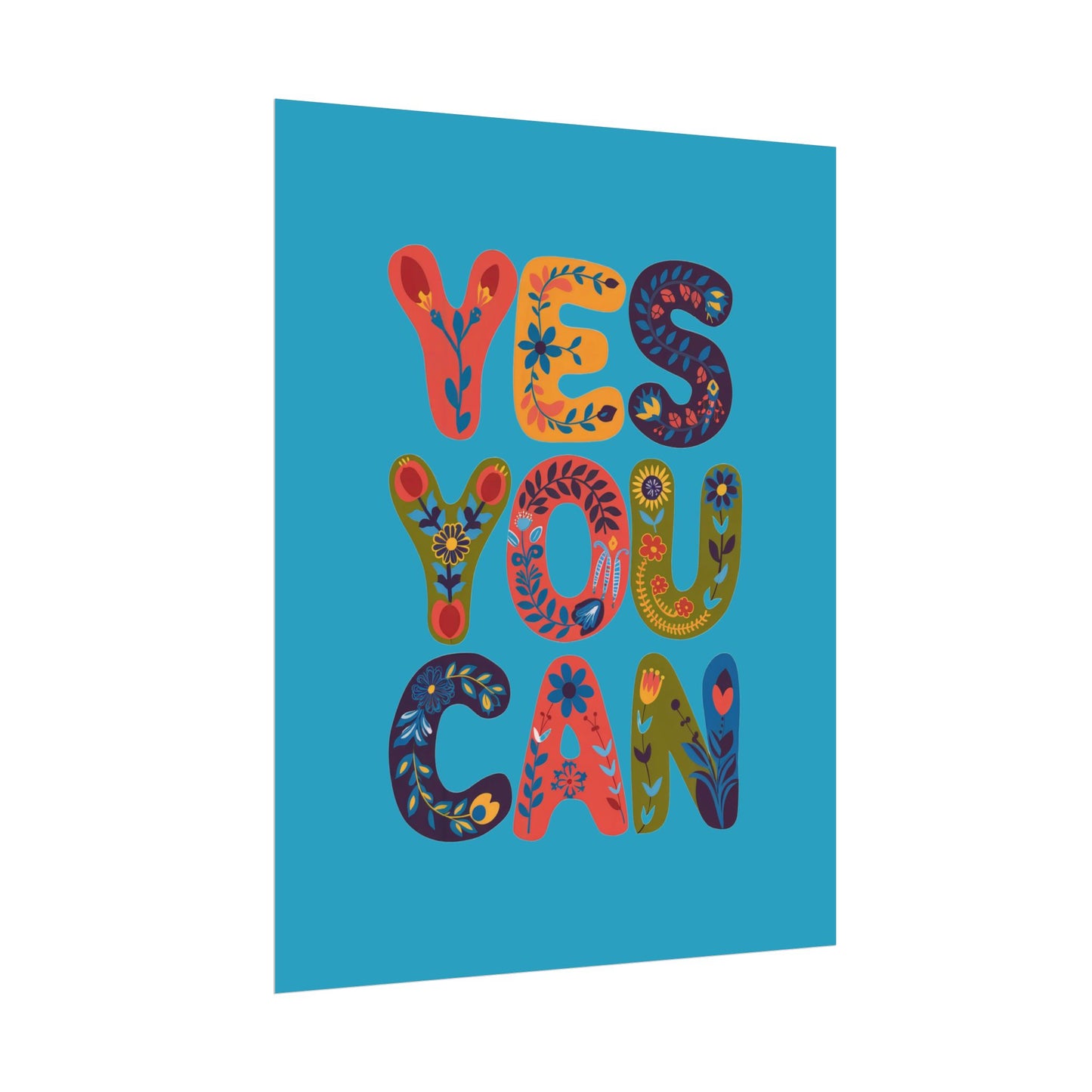 Poster - Yes You Can Inspirational Poster