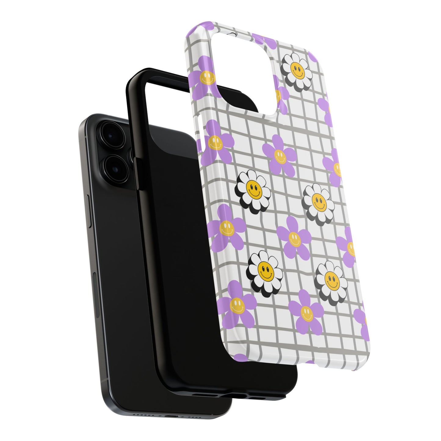 Phone Case - Flower Smiley Design