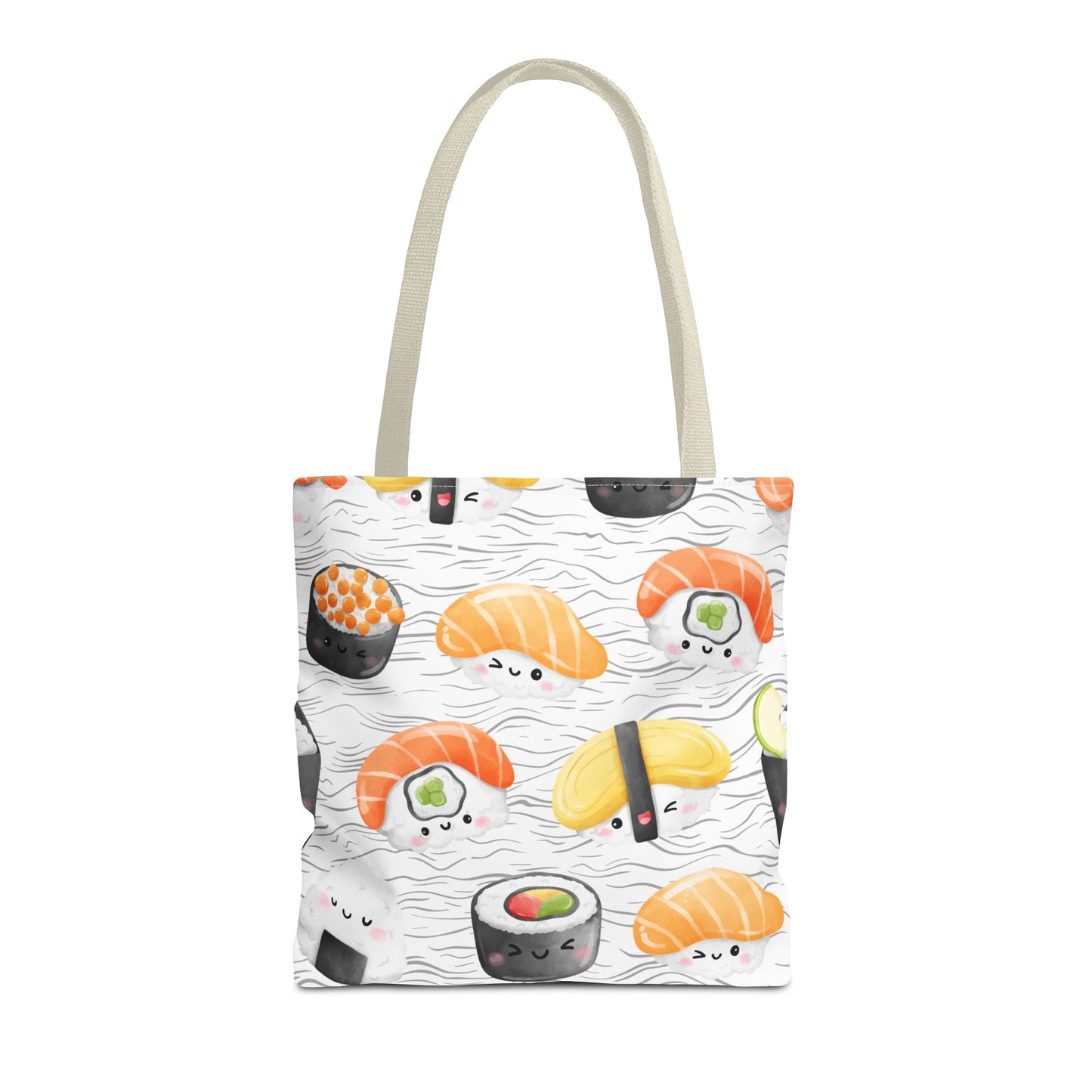Cute Sushi Pattern Tote Bag - Perfect for Food Lovers