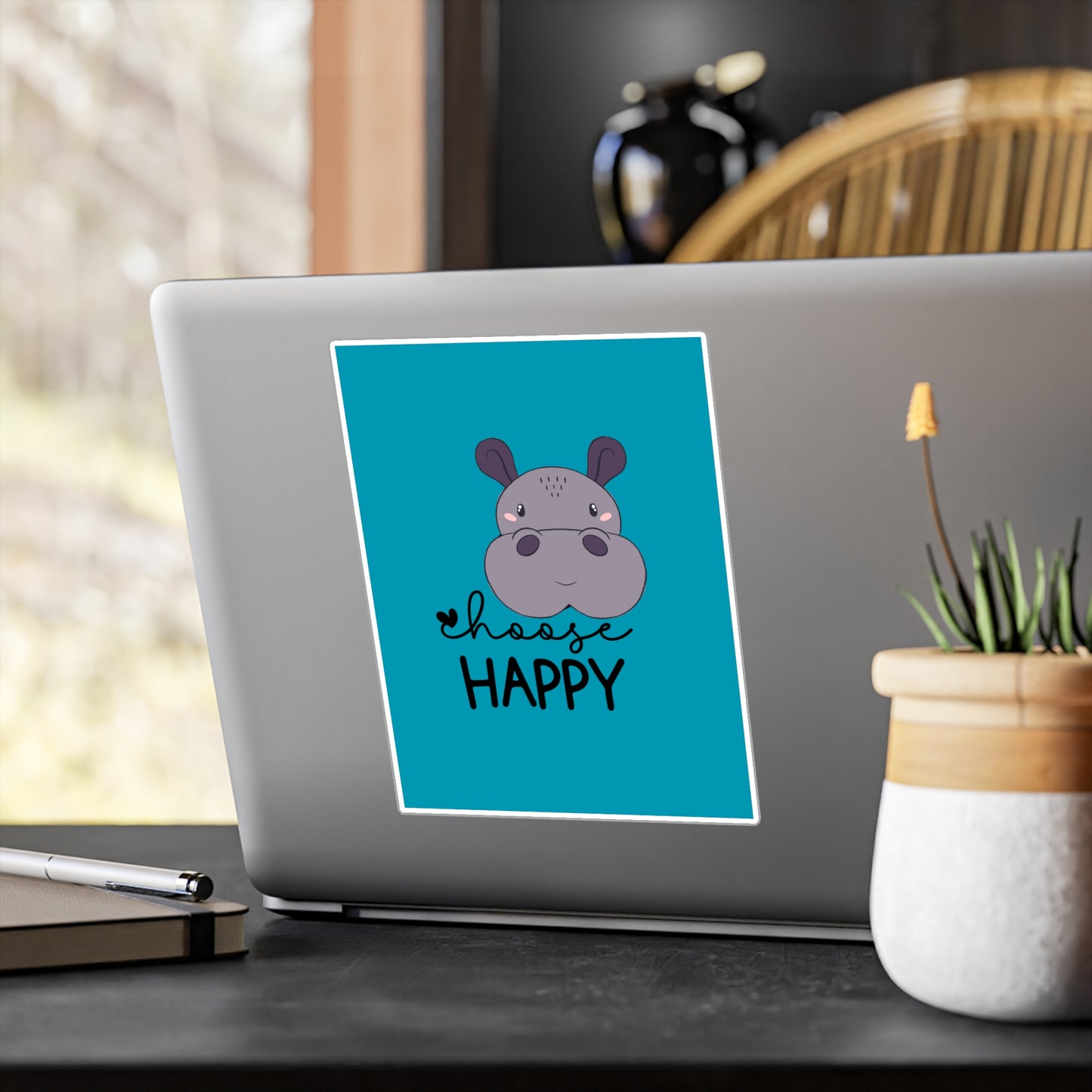 Decal Sticker Set Choose Happy Reminder - Kiss-Cut Vinyl Decals