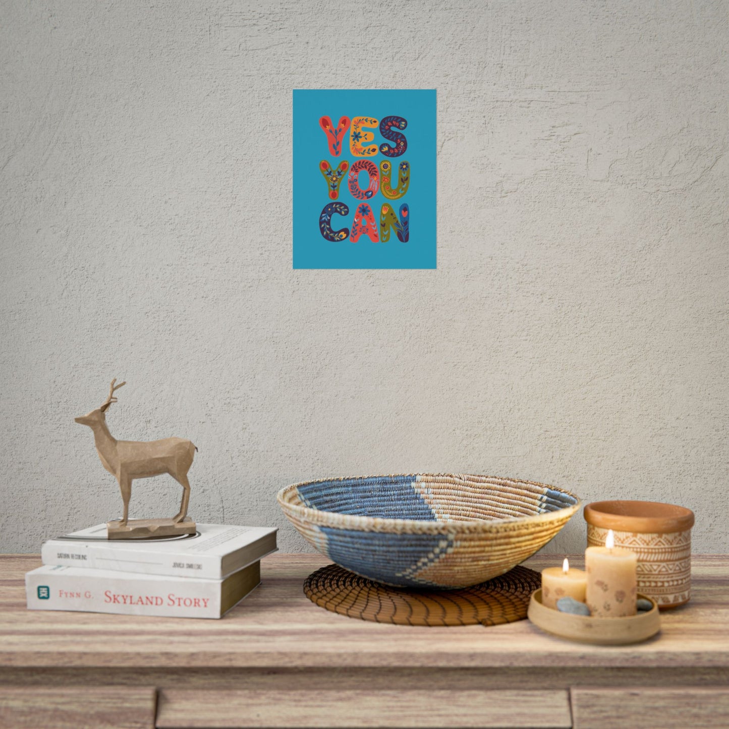 Poster - Yes You Can Inspirational Poster