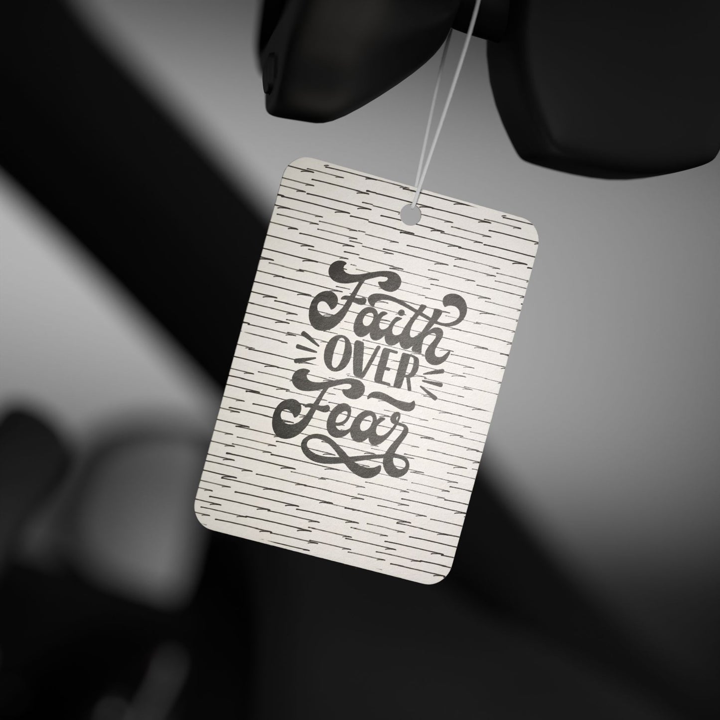 Car Air Freshener - Faith over Fear Scented