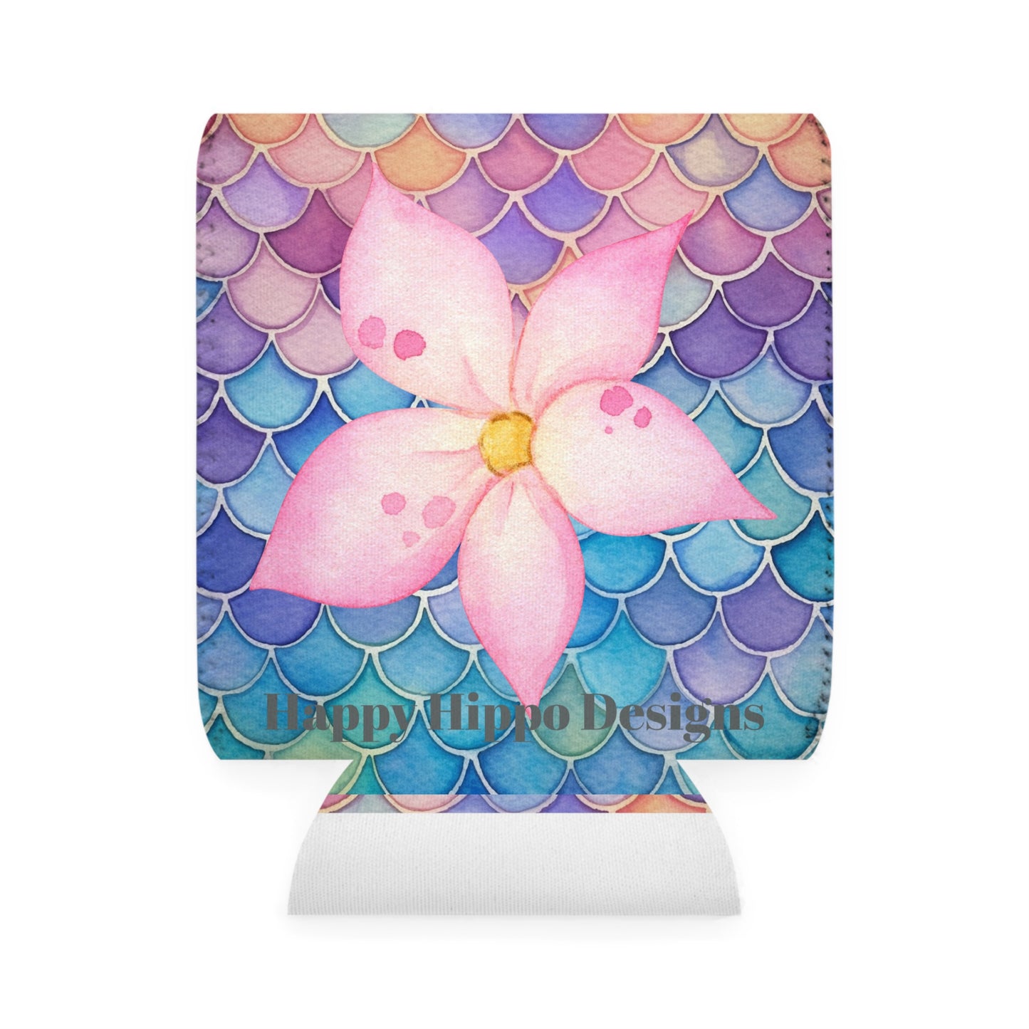 Colorful Mermaid Scales Design Can Cooler Sleeve