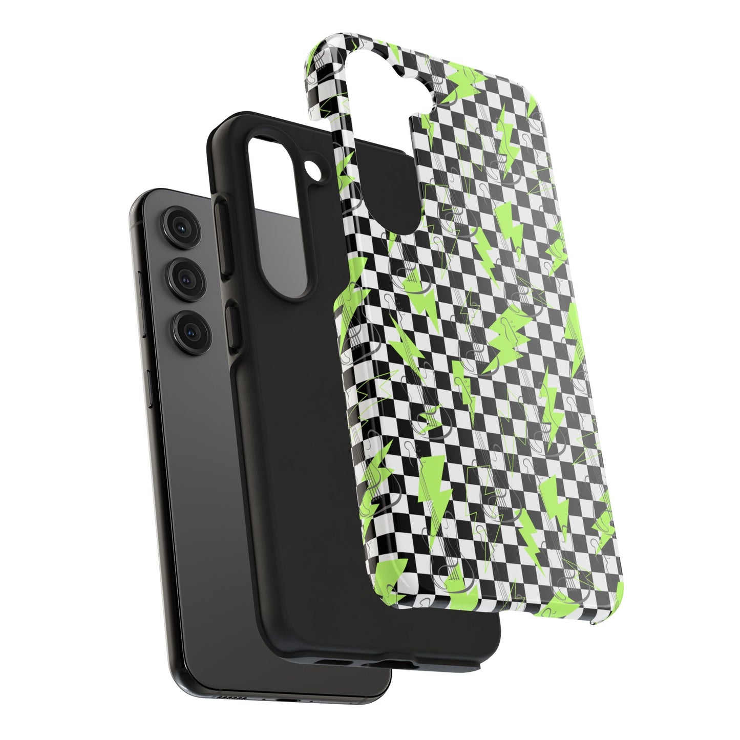 Phone Case - Lightening Guitar Rock the Day Design