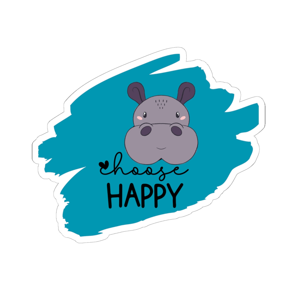 Happy Kiss-Cut Stickers