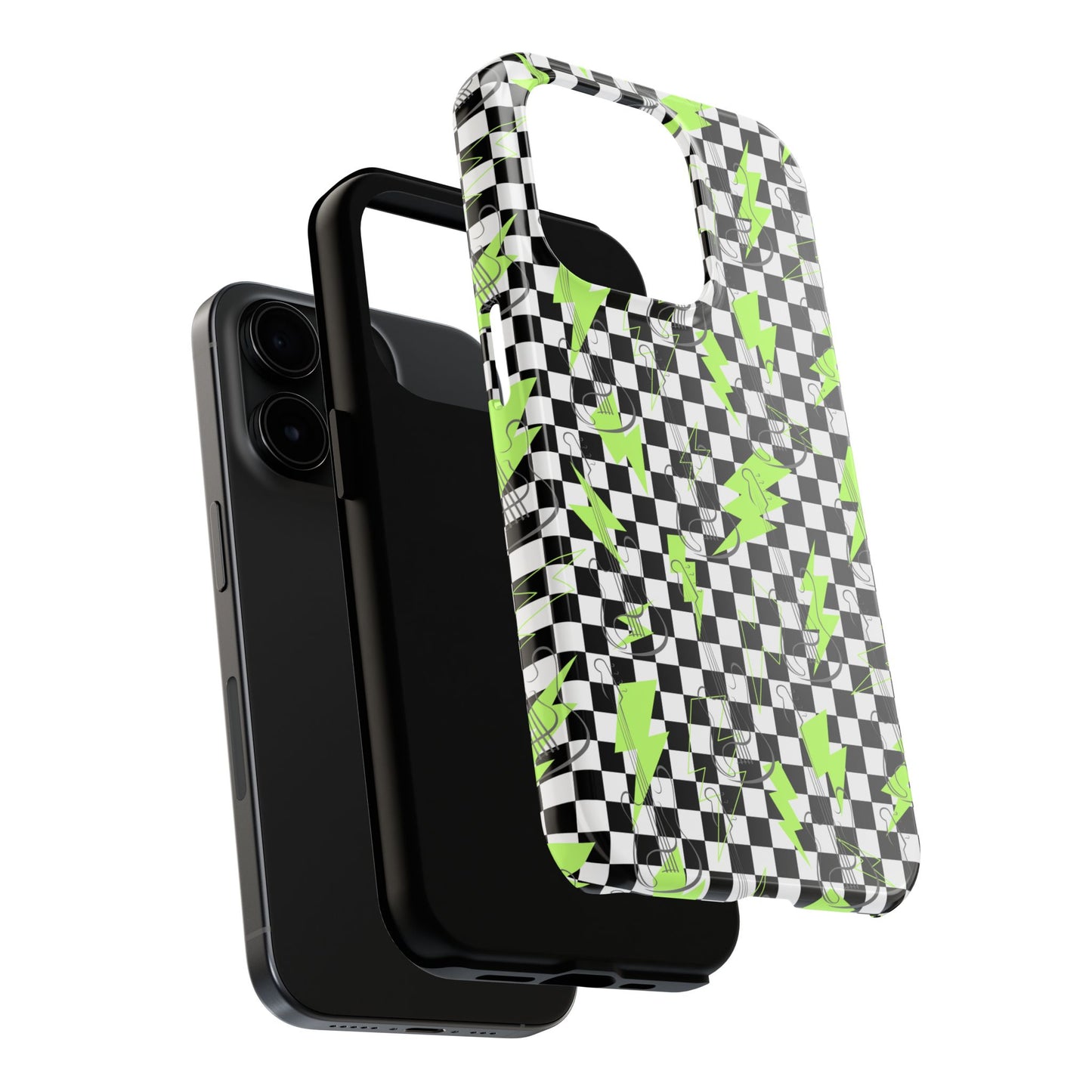Phone Case - Lightening Guitar Rock the Day Design