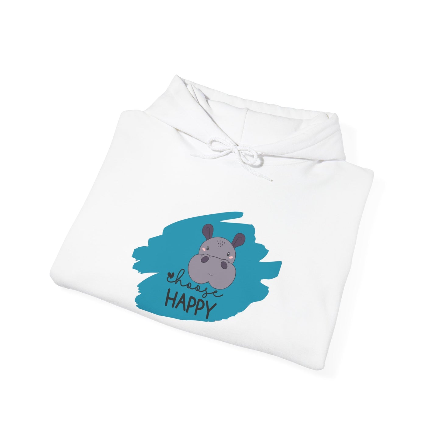 Hooded Sweatshirt - Choose Happy Choose Comfy