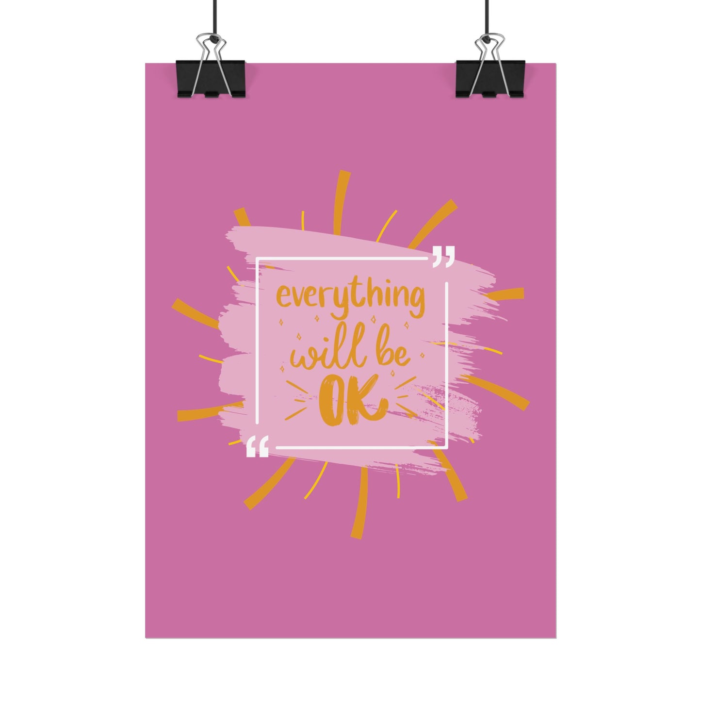 Everything Will Be Ok -Poster