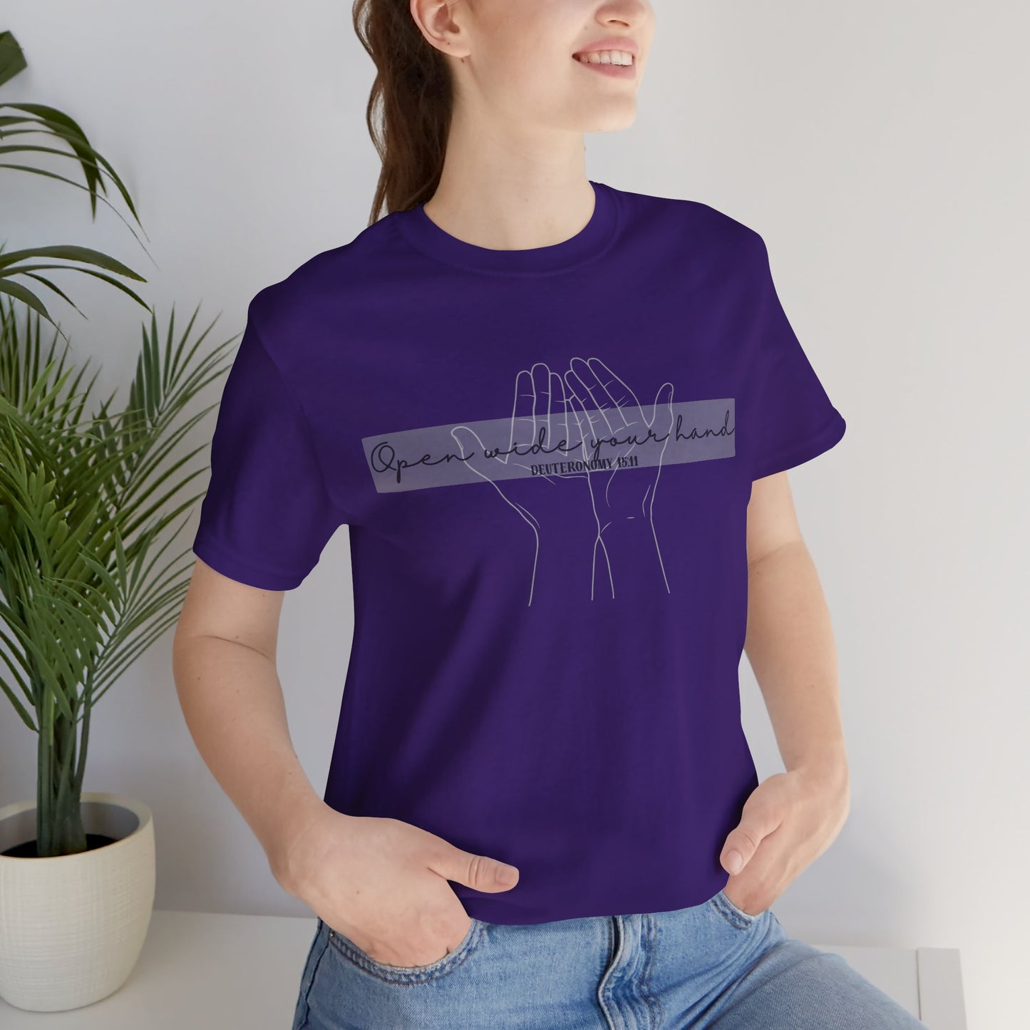 Open Wide your Hand - Christian Apparel