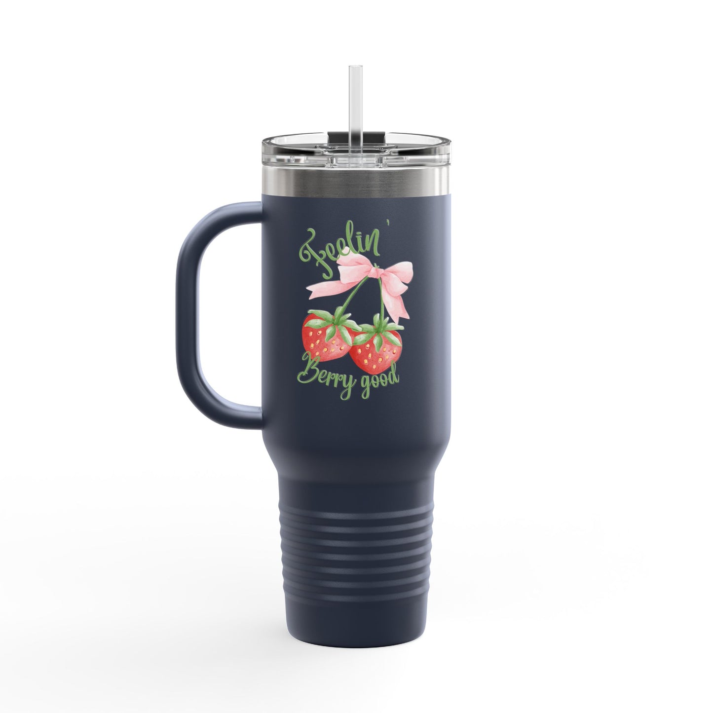 Feelin Berry Good Insulated 40oz Travel Mug