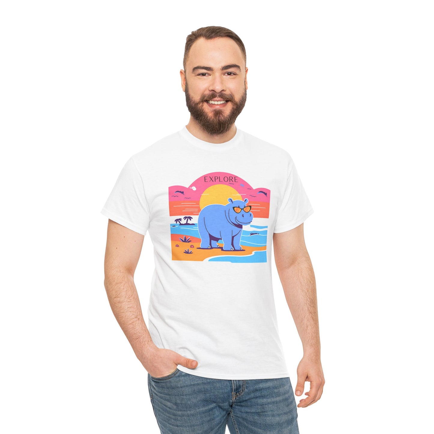 Happy Hippo Tee