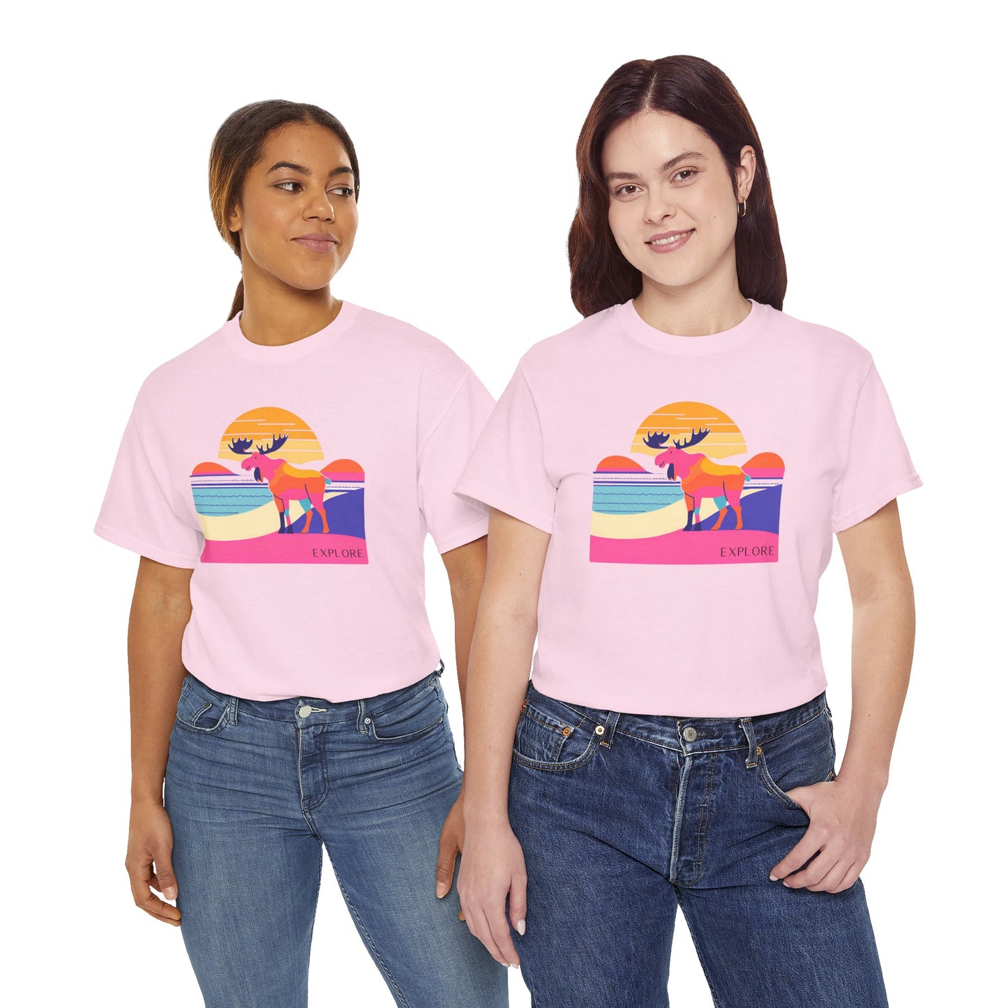 Explore Moose Tee - Adventure Lovers