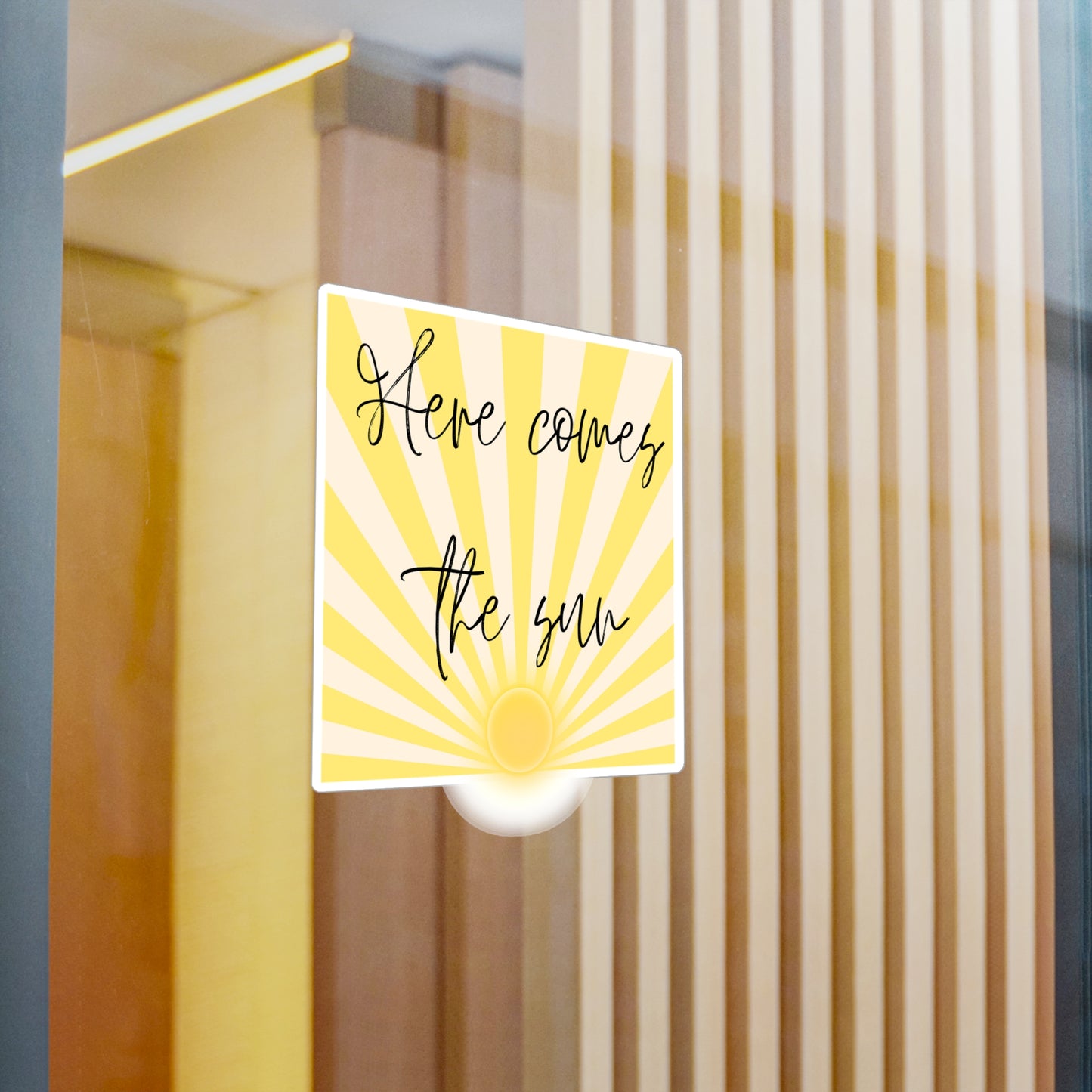 Vinyl Decal - Here Comes the Sun