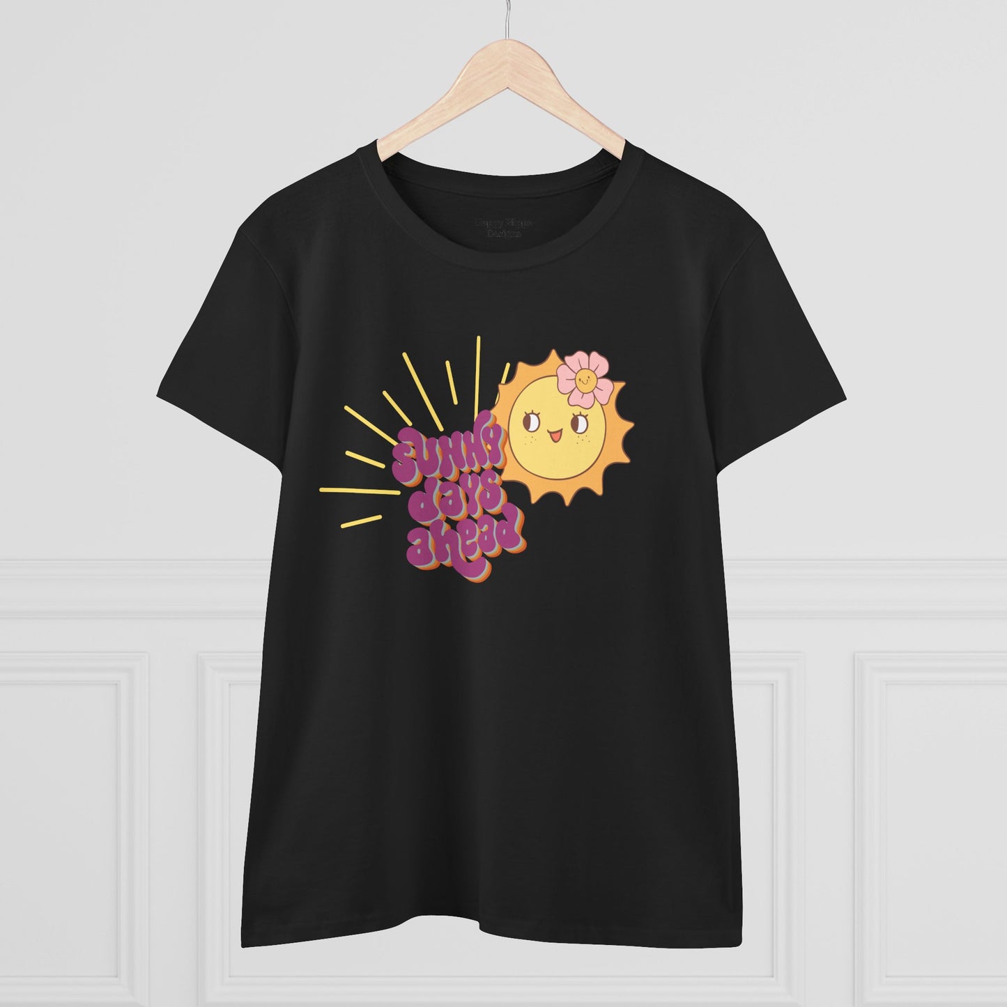 Cotton Tee - Sunny Days Ahead Cute Graphic T-Shirt for Summer Vibes