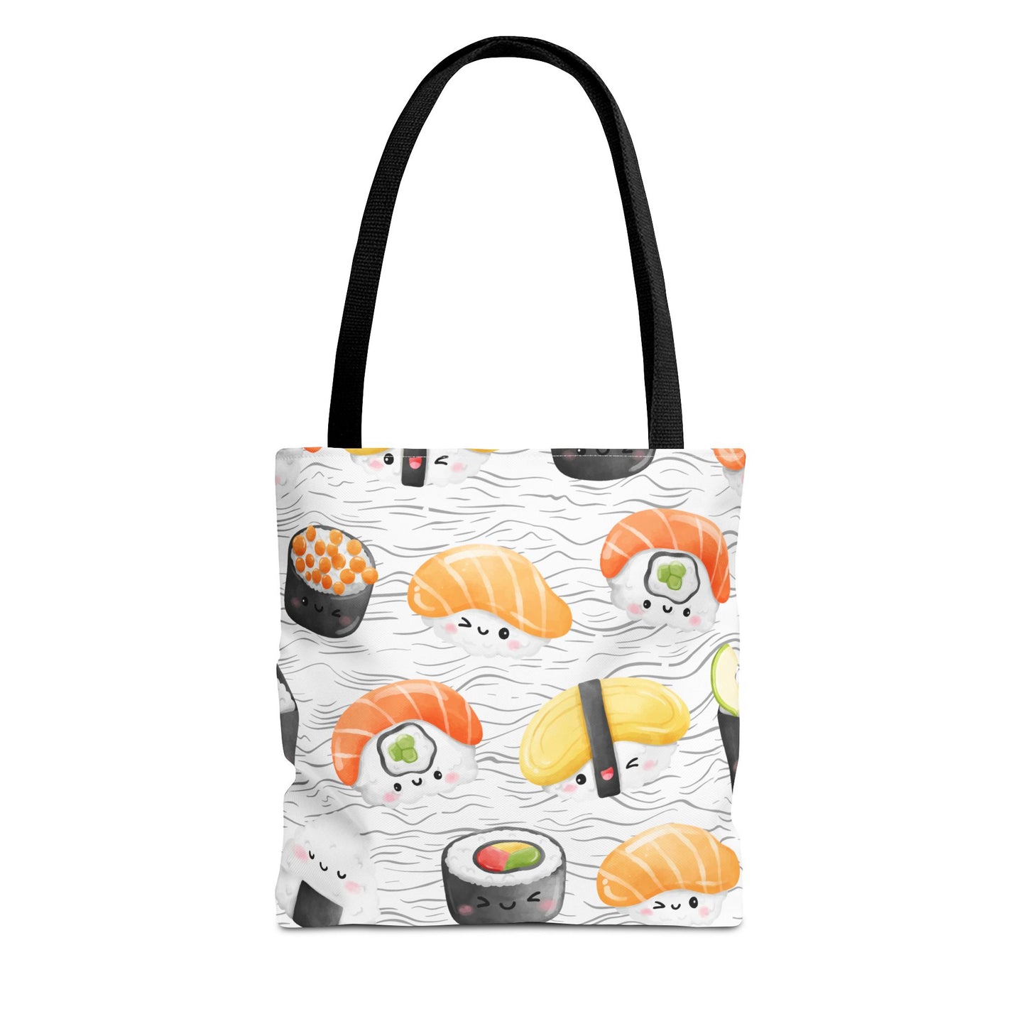 Cute Sushi Pattern Tote Bag - Perfect for Food Lovers