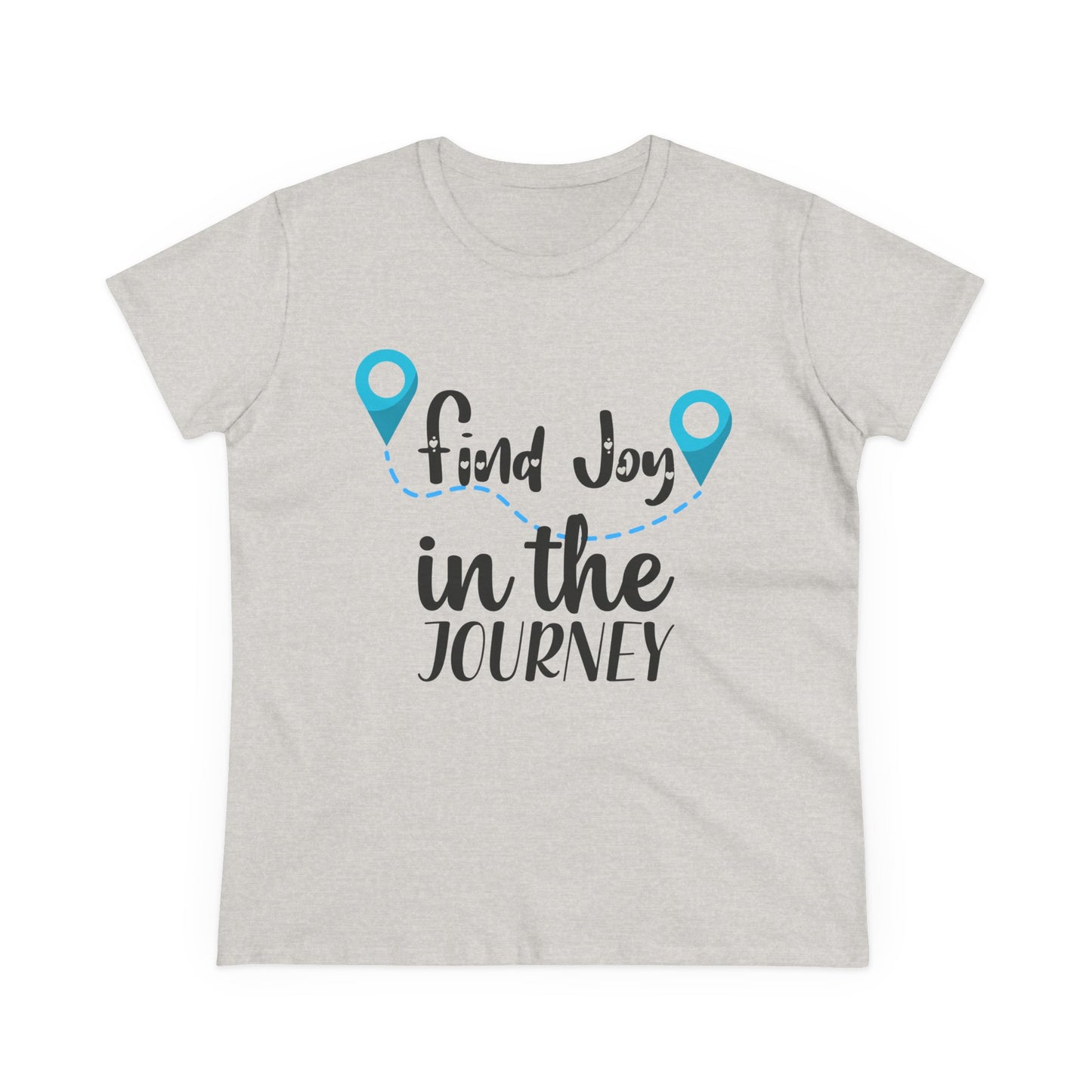 Cotton Tee - Find Joy in the Journey Graphic Shirt
