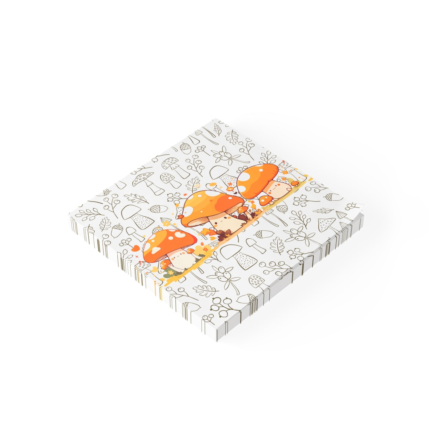 Cute Mushroom Post-it® Note Pads - Whimsical Sticky Notes for Nature Lovers