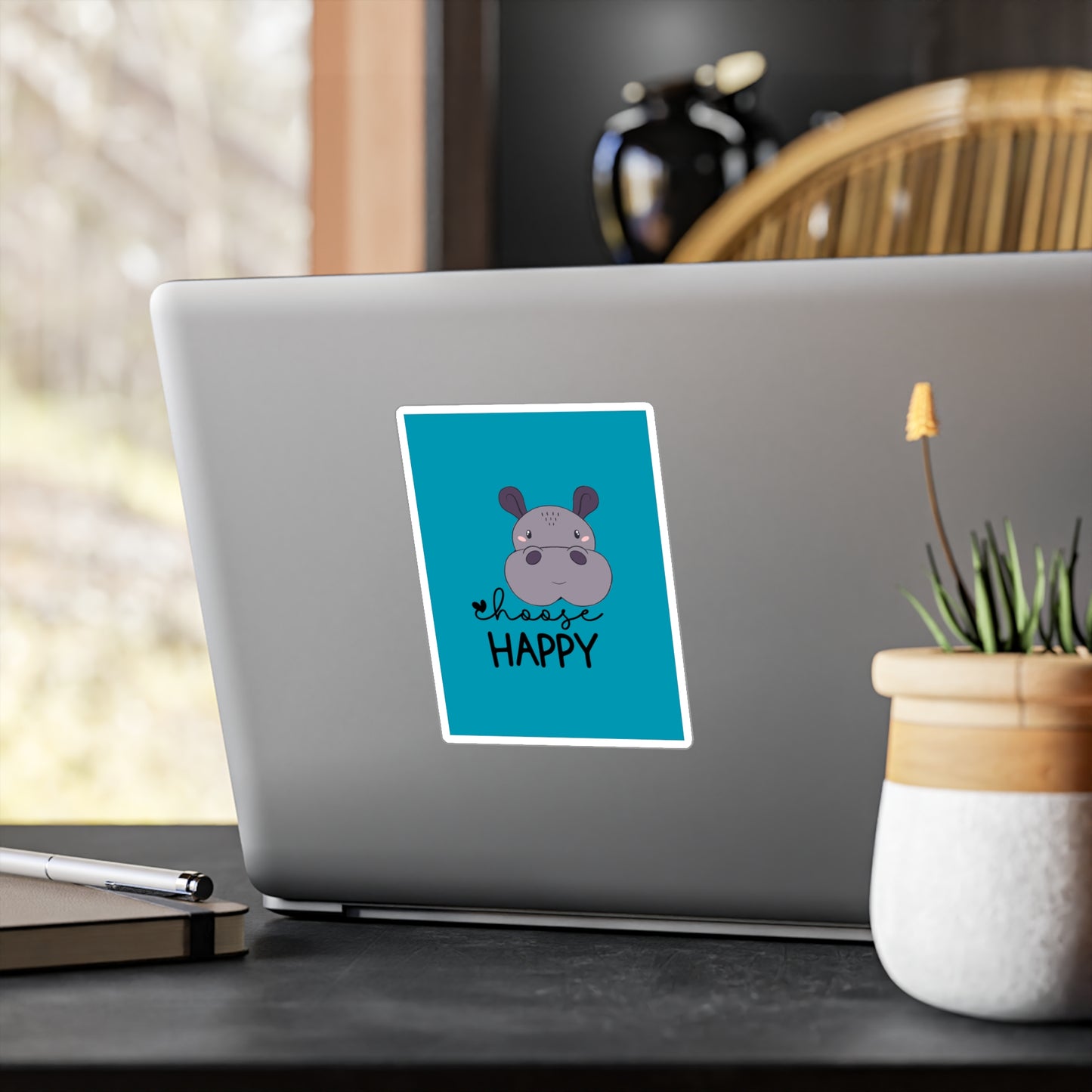 Decal Sticker Set Choose Happy Reminder - Kiss-Cut Vinyl Decals