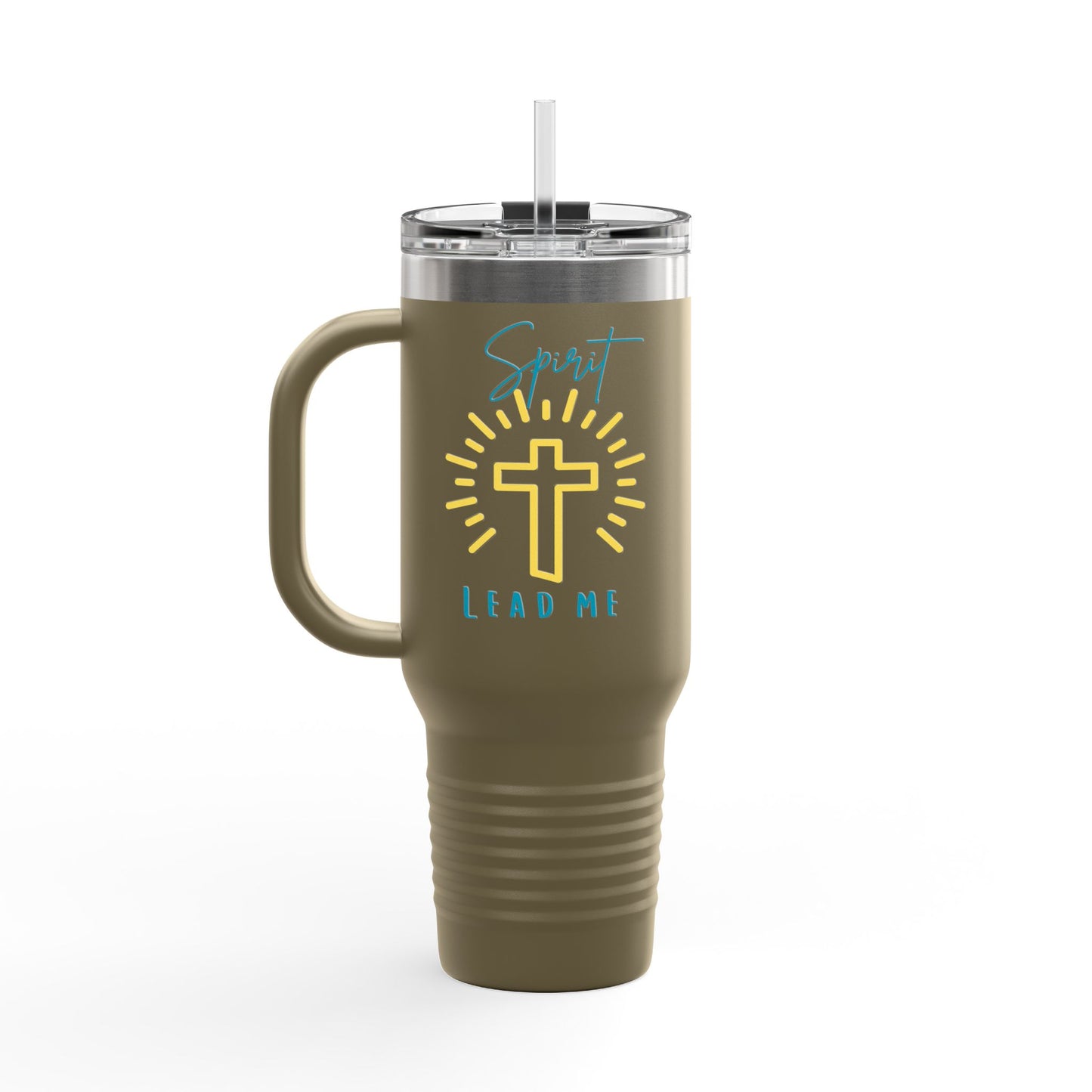 Spirit Lead me, Inspirational Insulated Travel Mug