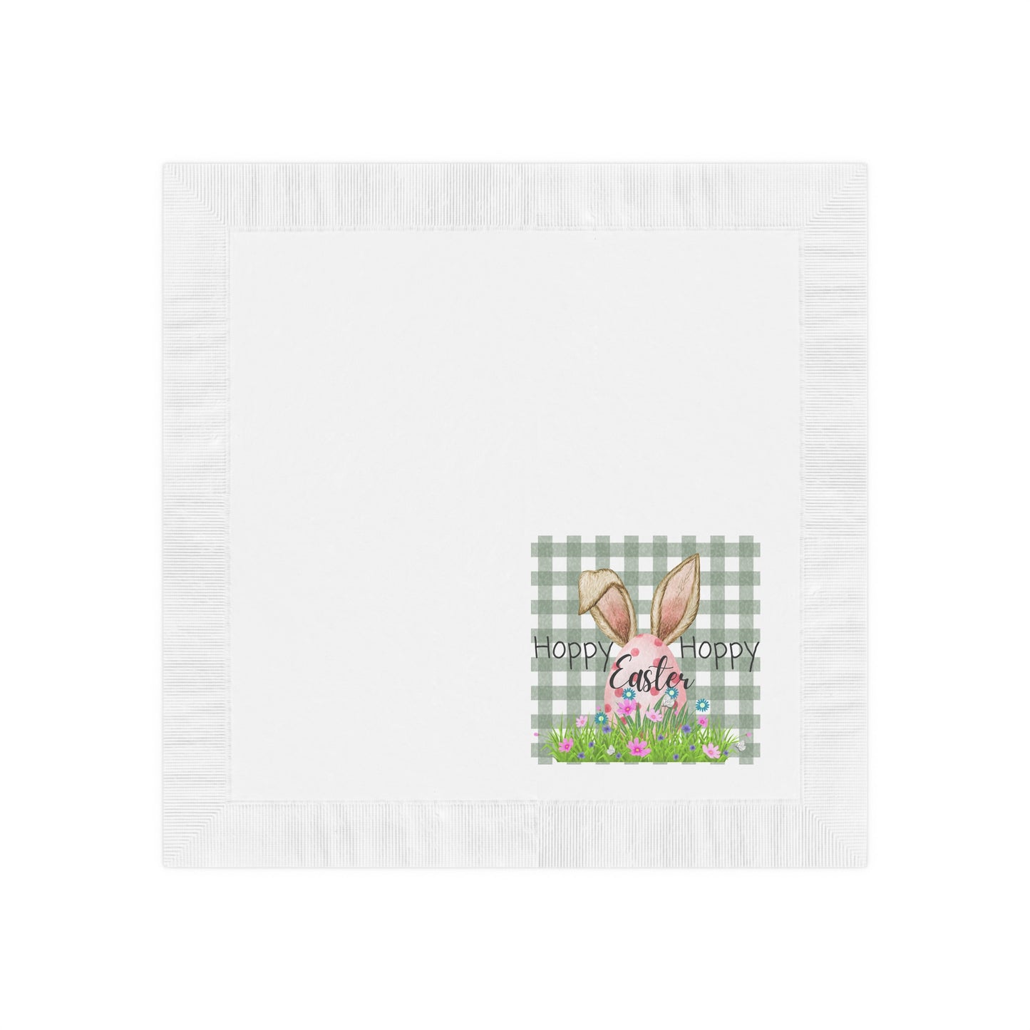 Hoppy Easter Decor Napkins - Festive Bunny Design for Spring Celebrations