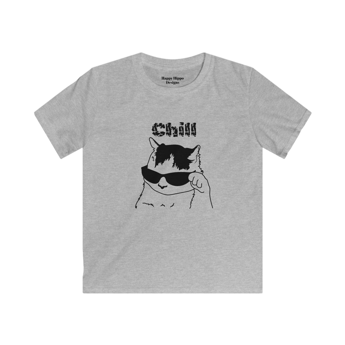 Cool Cat Kids Tee- Chill tee