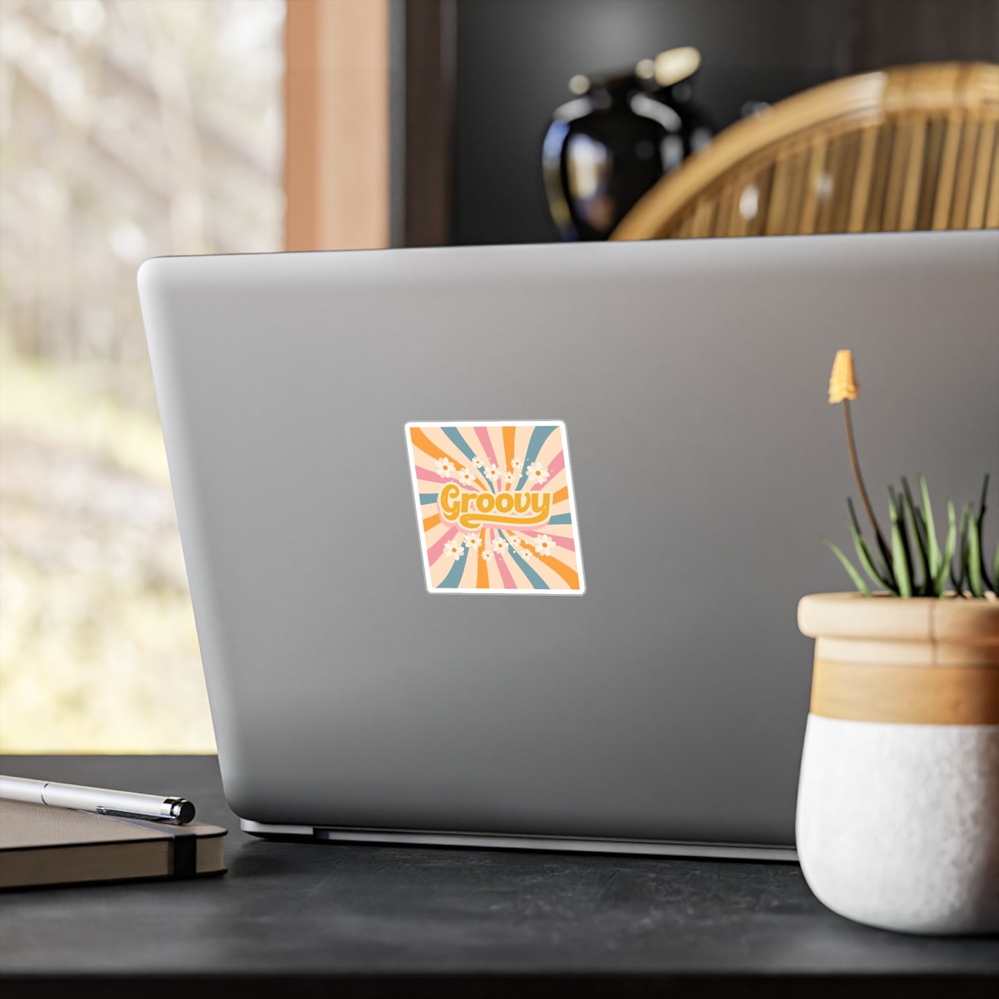 Vinyl Decal - Groovy Neutral Color Sticker