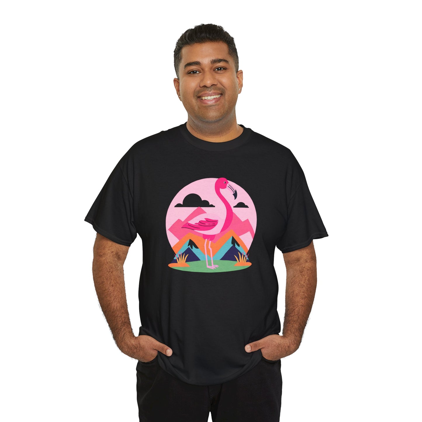 Flamingo Tee- Cotton T-shirt