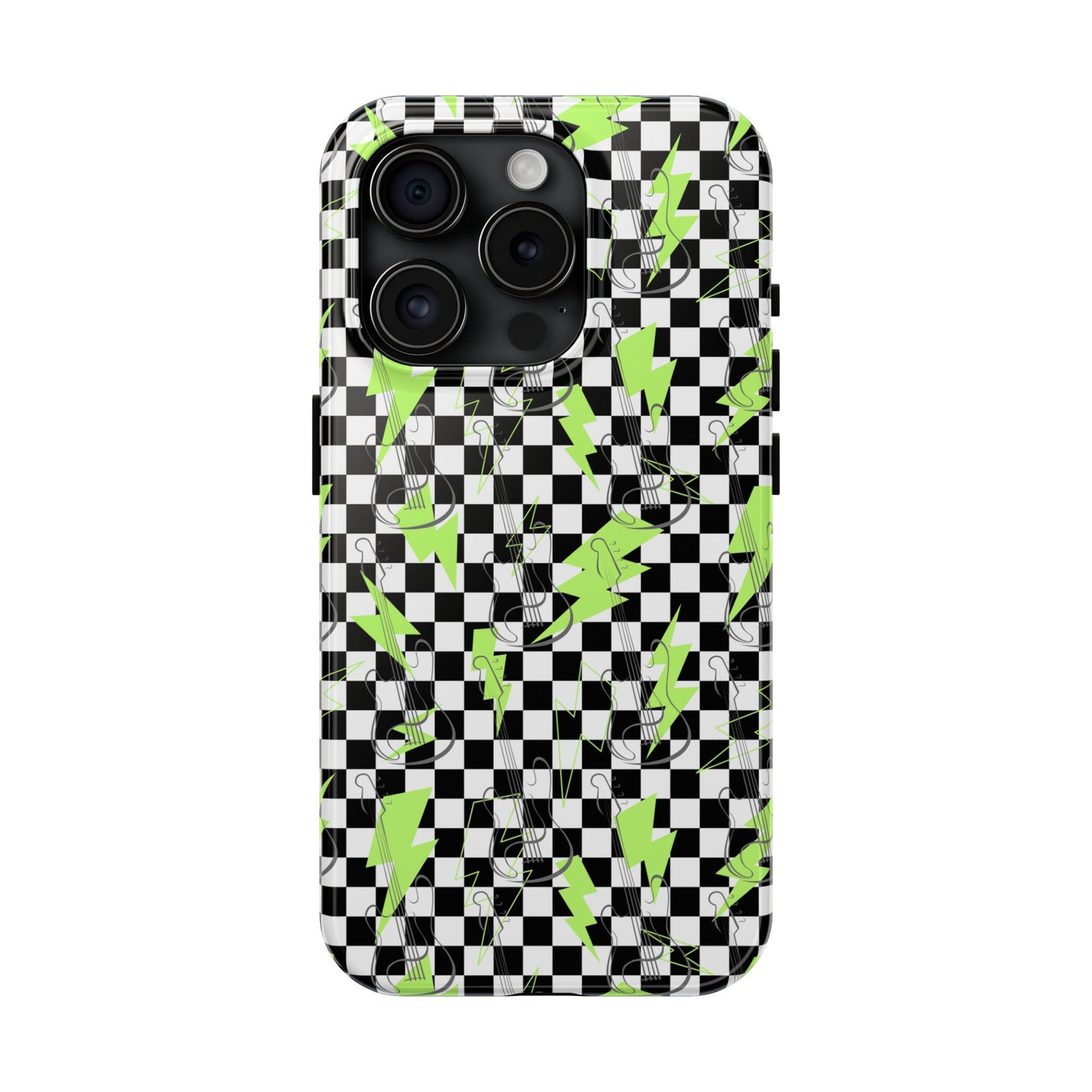 Phone Case - Lightening Guitar Rock the Day Design